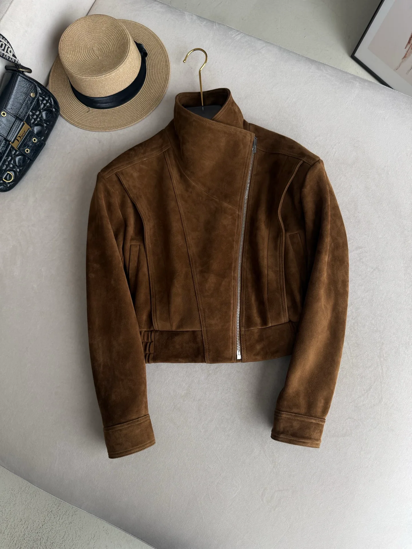 Кожаные Куртки И Дублёнки Женские Saint Laurent 18259827
