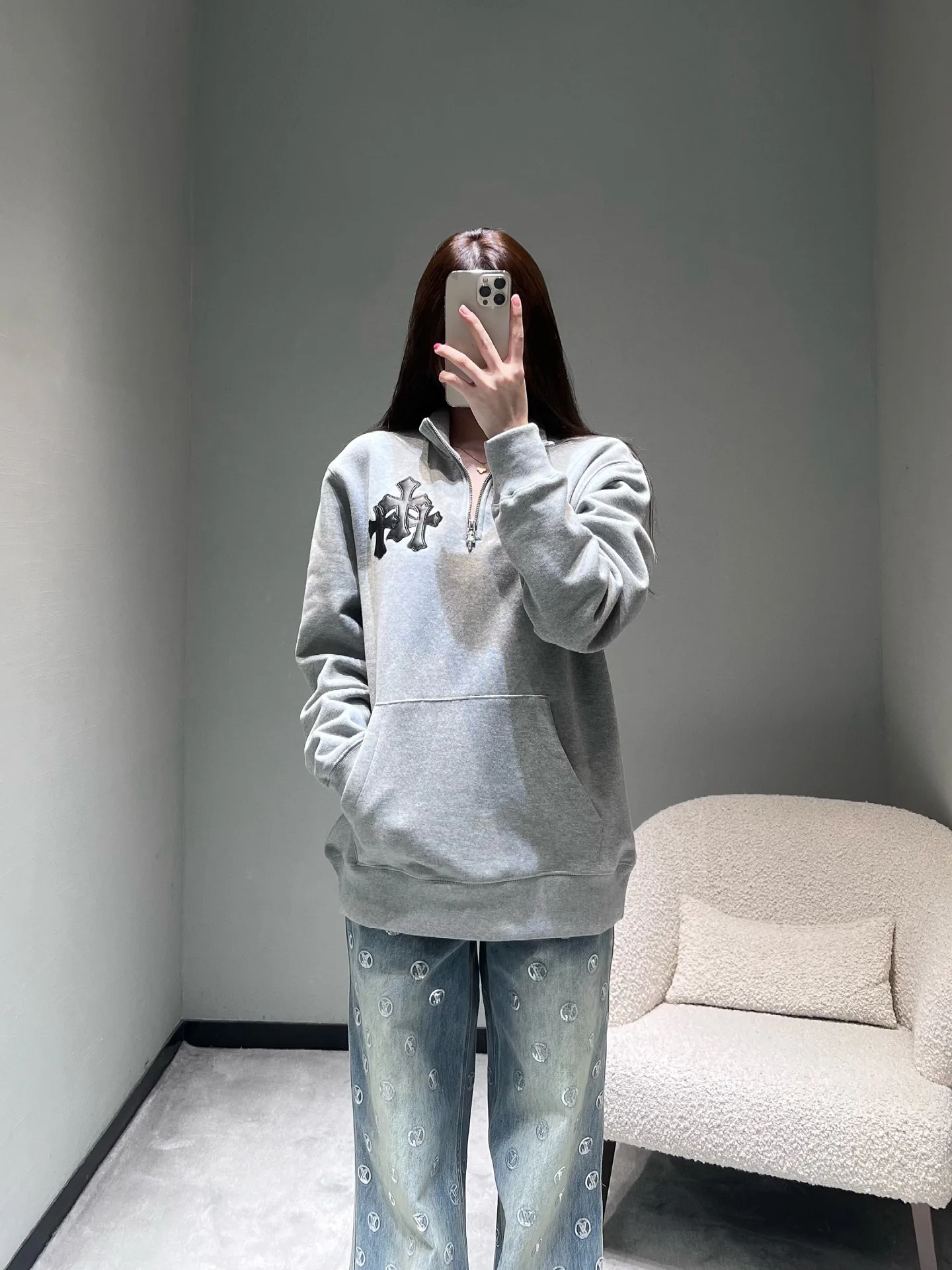 Свитшоты И Худи Женские Chrome Hearts 387727