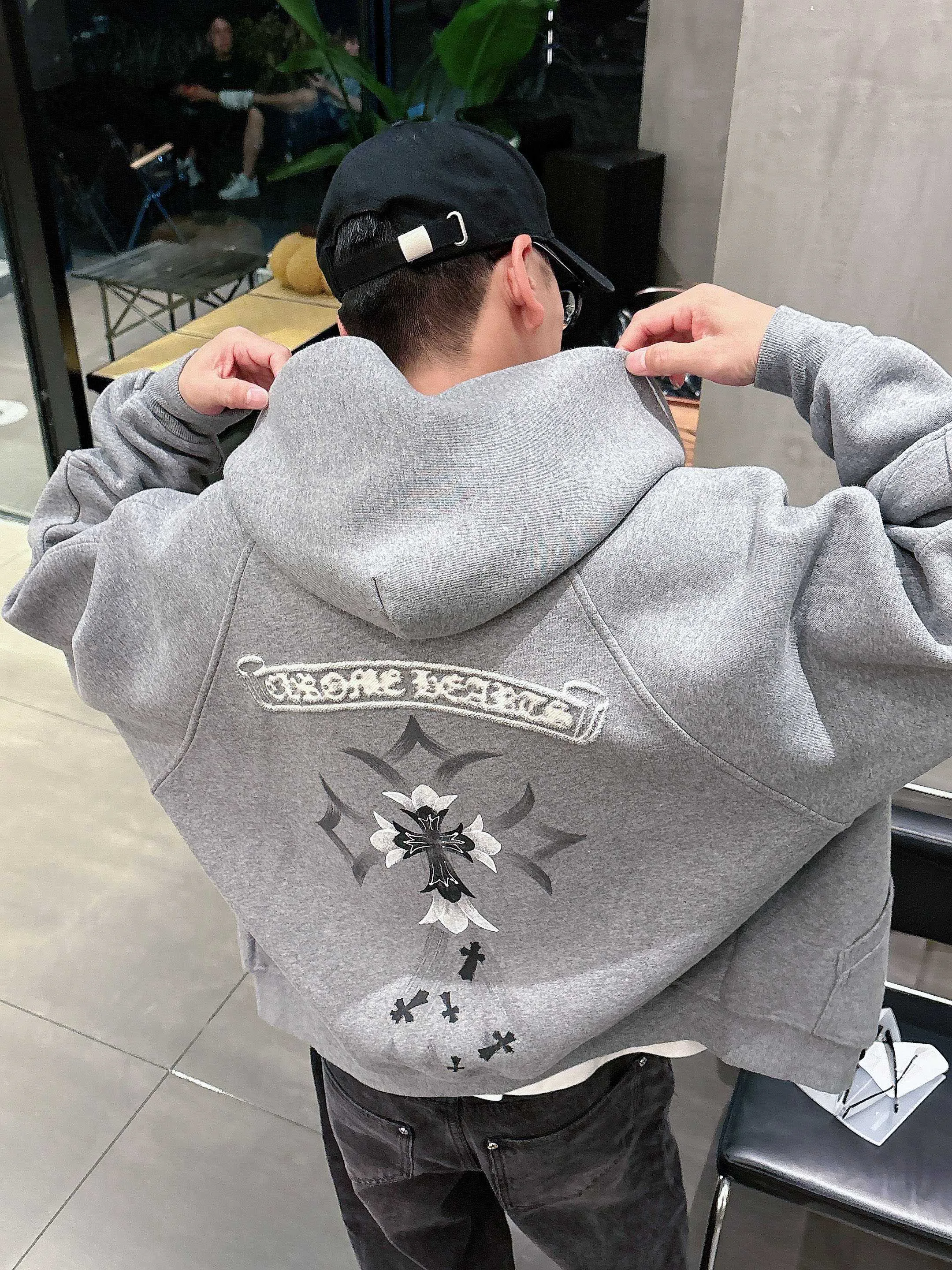 Свитшоты И Худи Мужские Chrome Hearts 114457