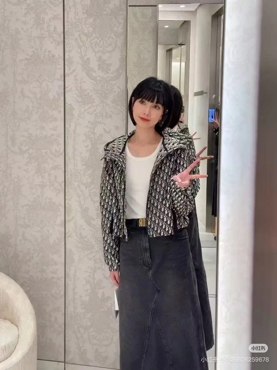 Куртки И Пуховики Женские Christian Dior 4282559