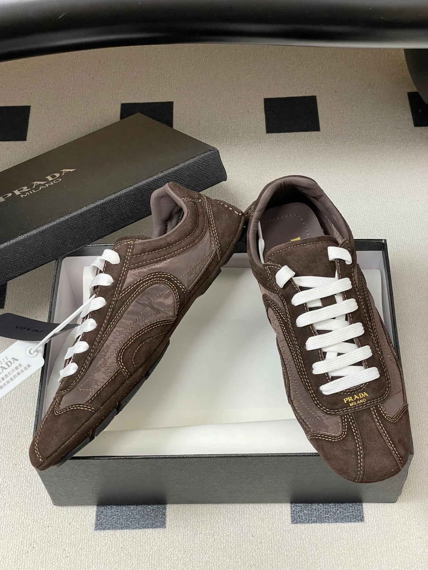 Кроссовки Женские Prada 9700338