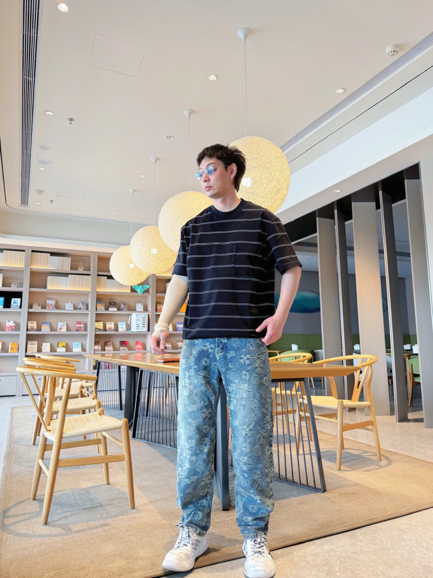 Джинсы Мужские Chrome Hearts 13538167