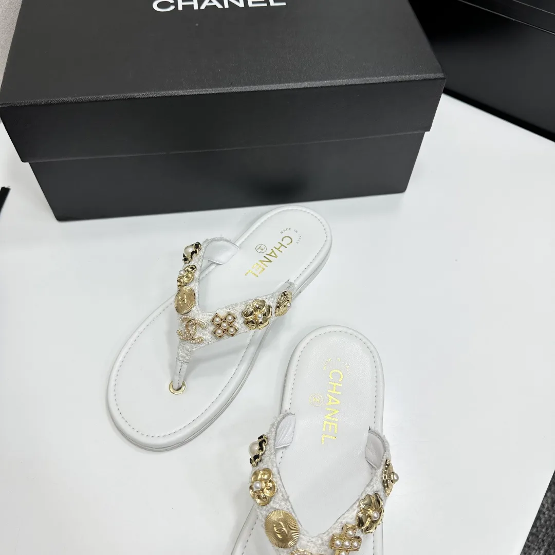 Шлепанцы Женские Chanel 1518397