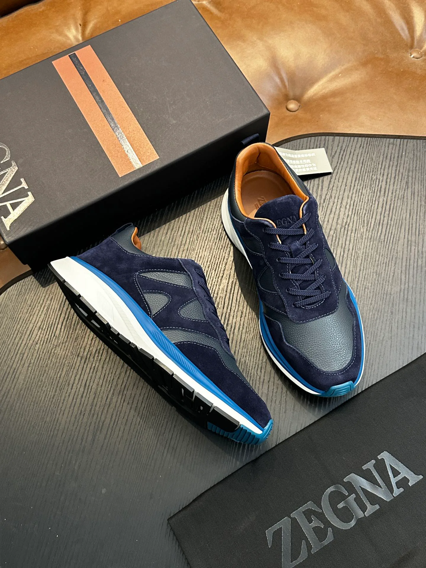 Кроссовки Мужские Zegna 357326