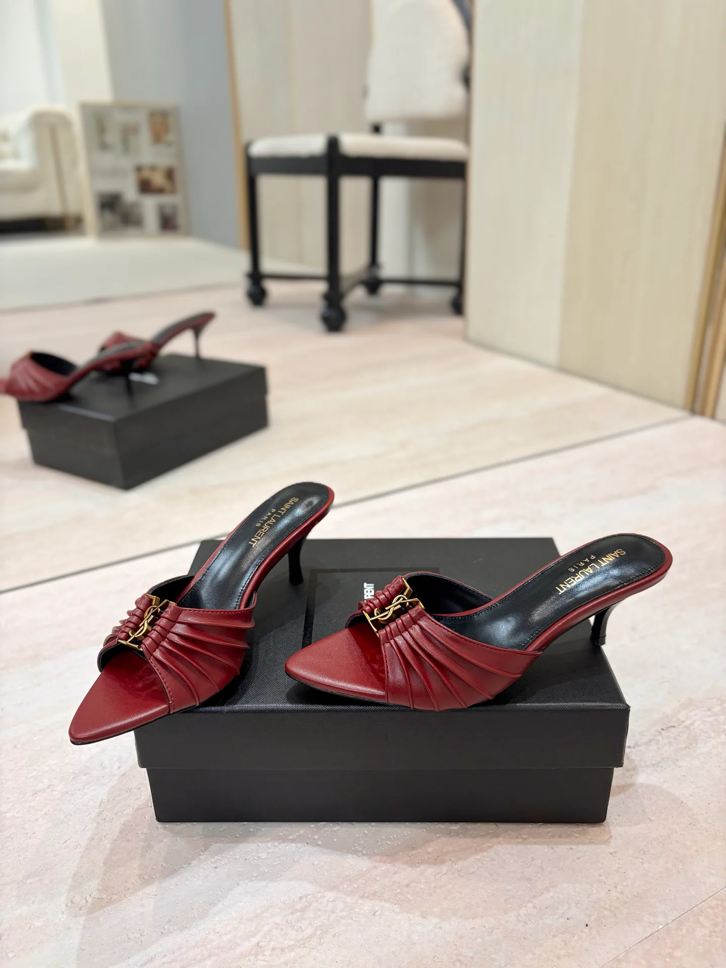 Мюли И Сабо Женские Saint Laurent 17476039