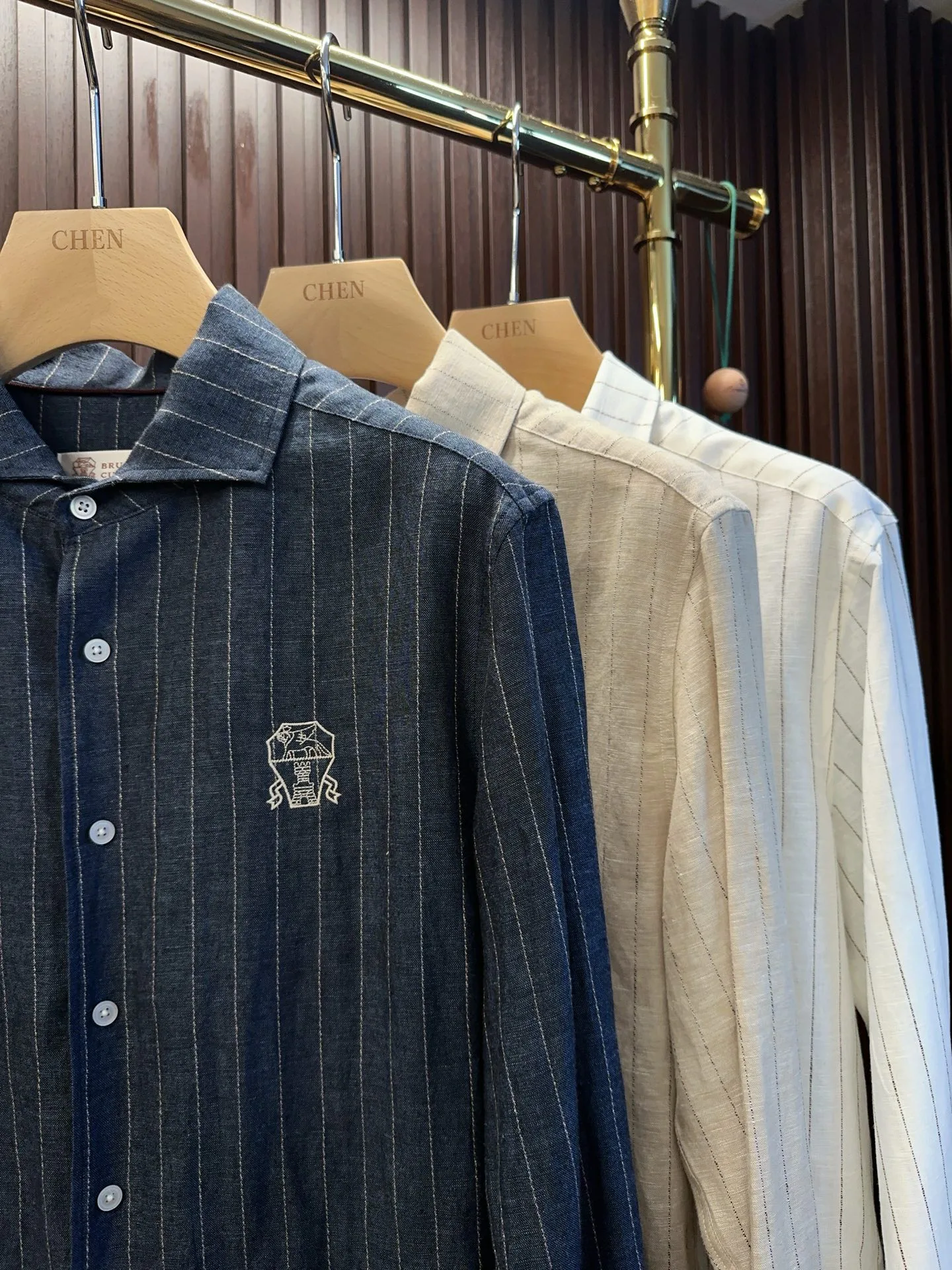 Рубашки Мужские Brunello Cucinelli 11383629