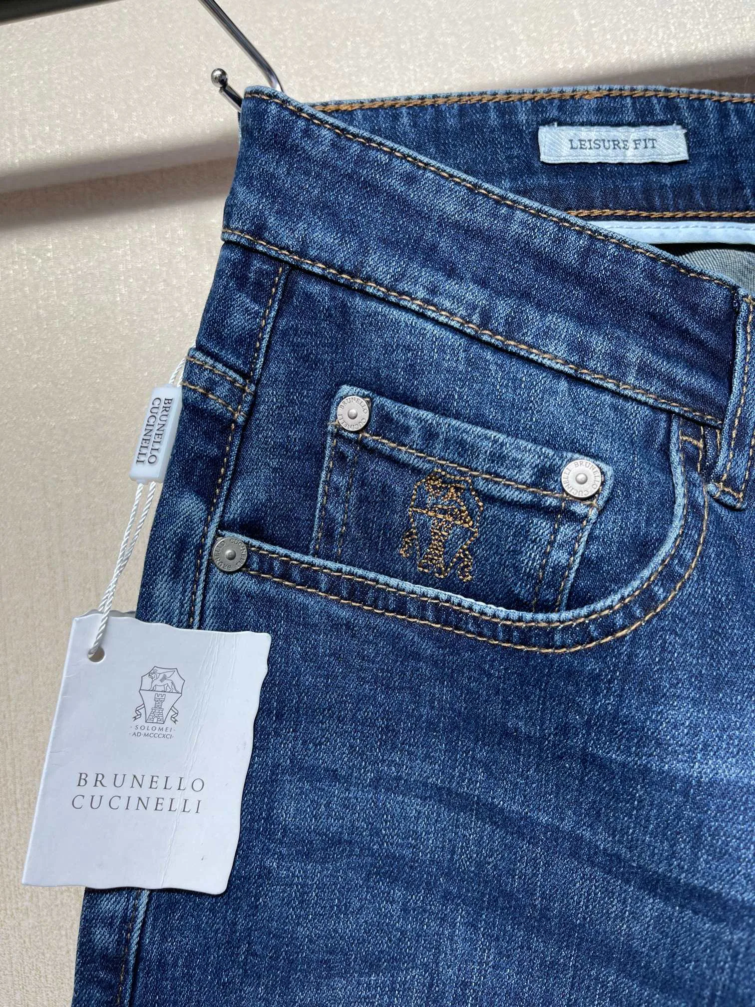 Джинсы Мужские Brunello Cucinelli 12551756