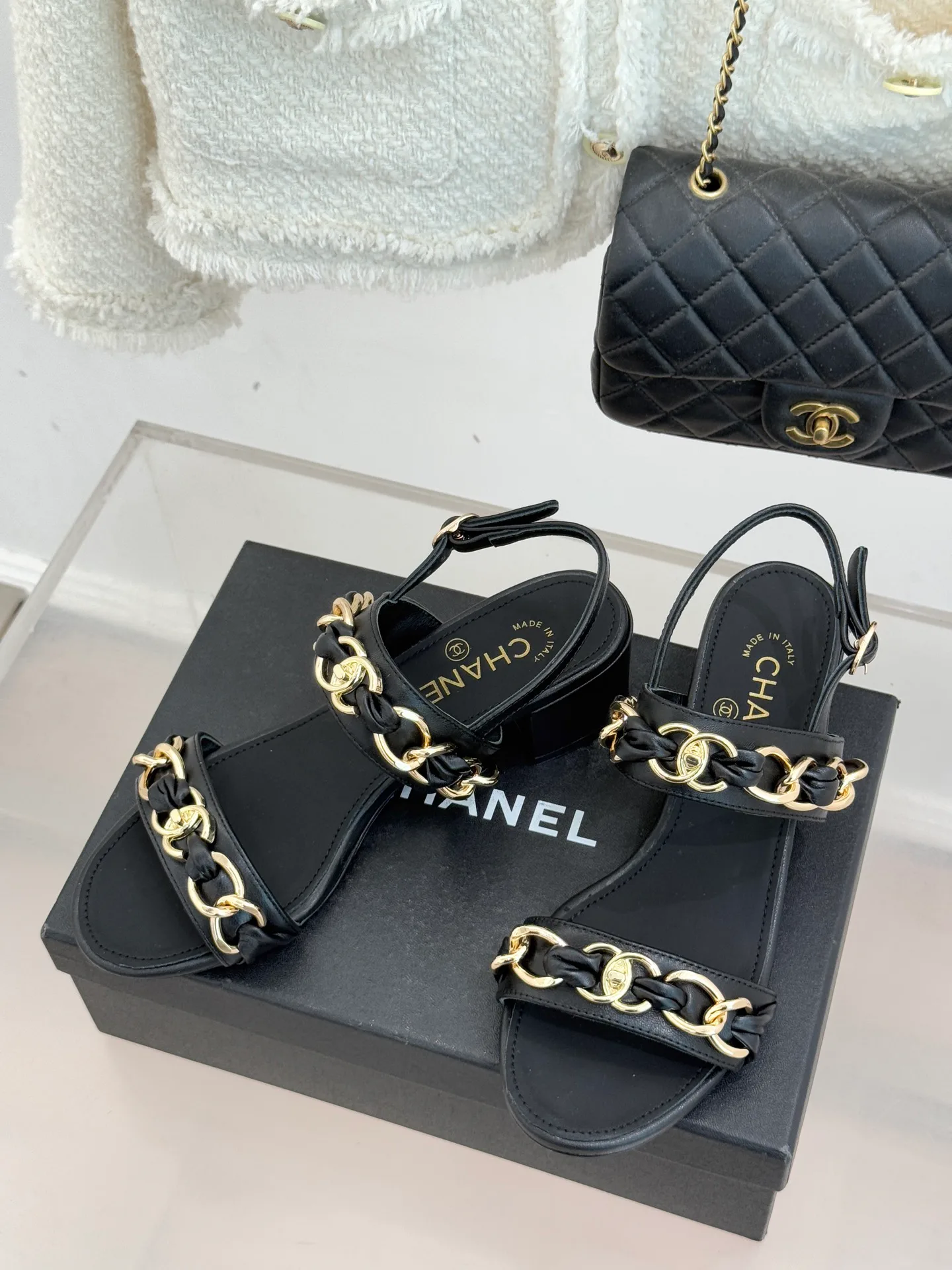 Босоножки Женские Chanel 9894895