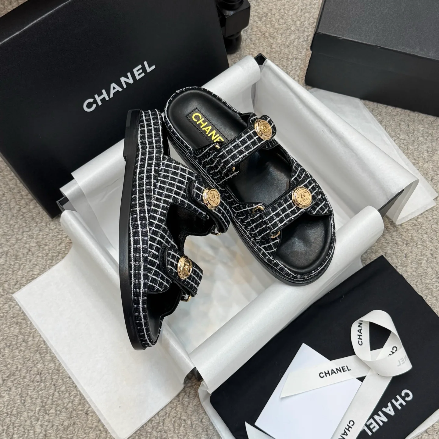 Шлепанцы Женские Chanel 29041