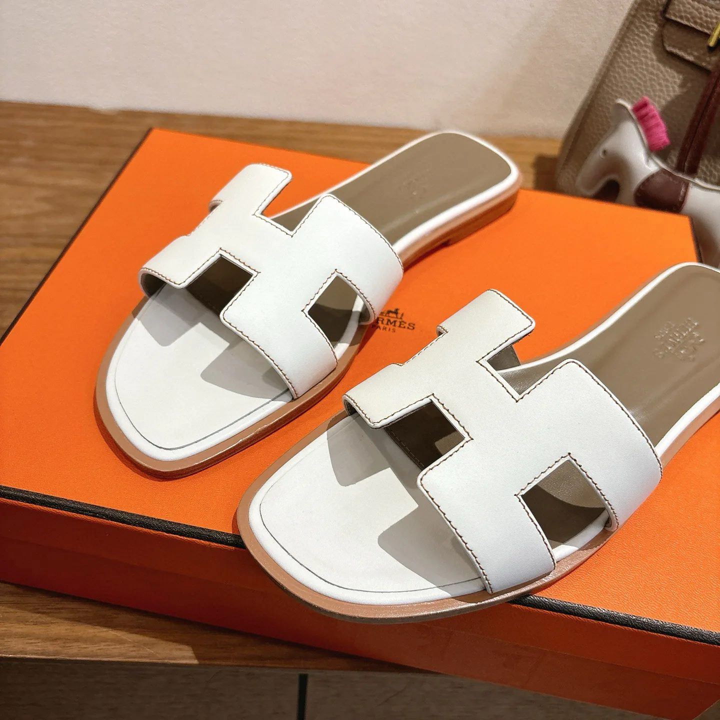 Шлепанцы Женские Hermes 396965