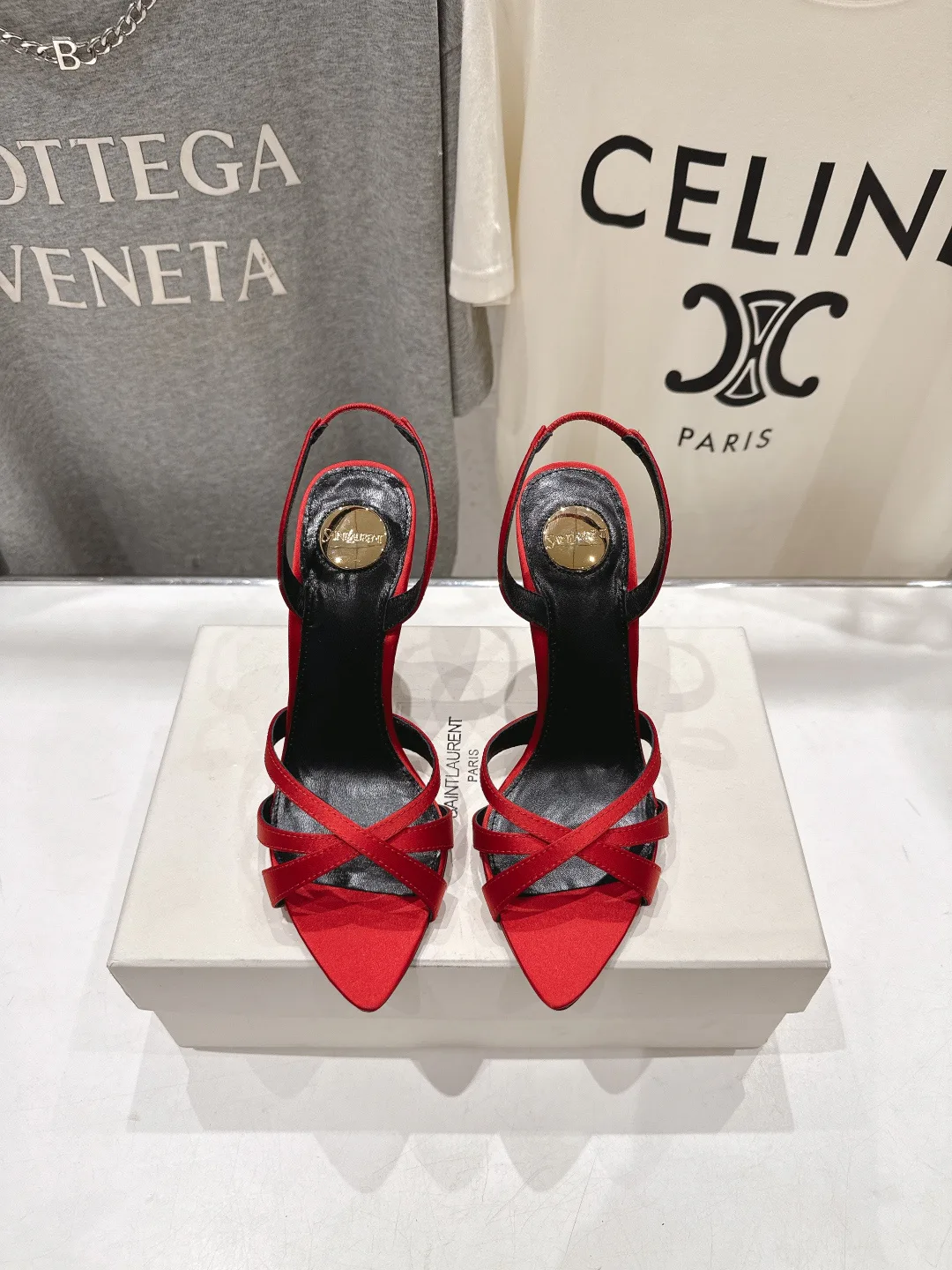 Босоножки Женские Saint Laurent 11623311
