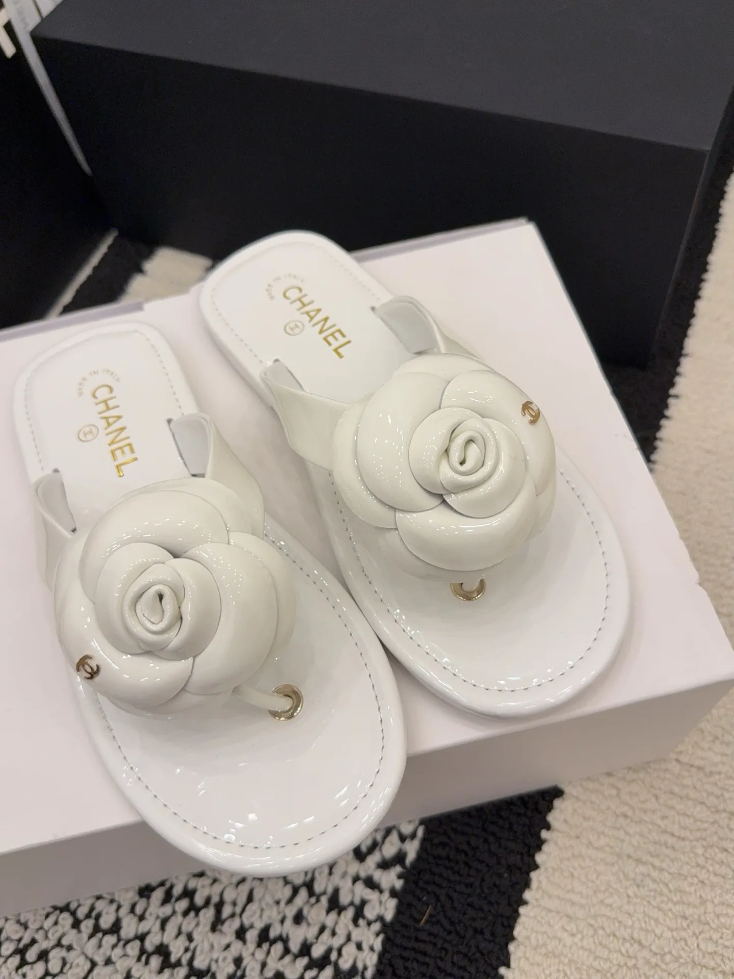 Шлепанцы Женские Chanel 403355