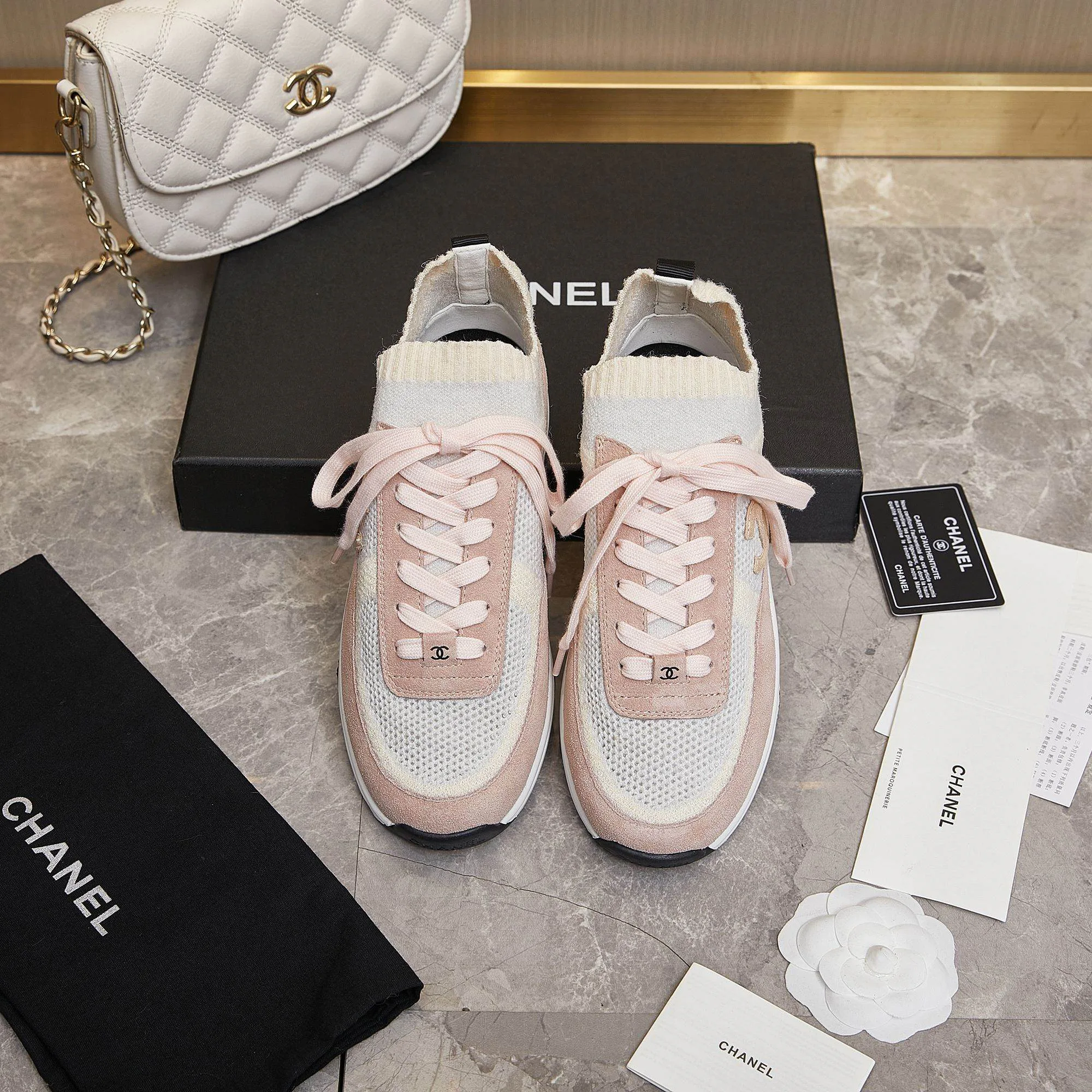 Кроссовки Женские Chanel 1268459