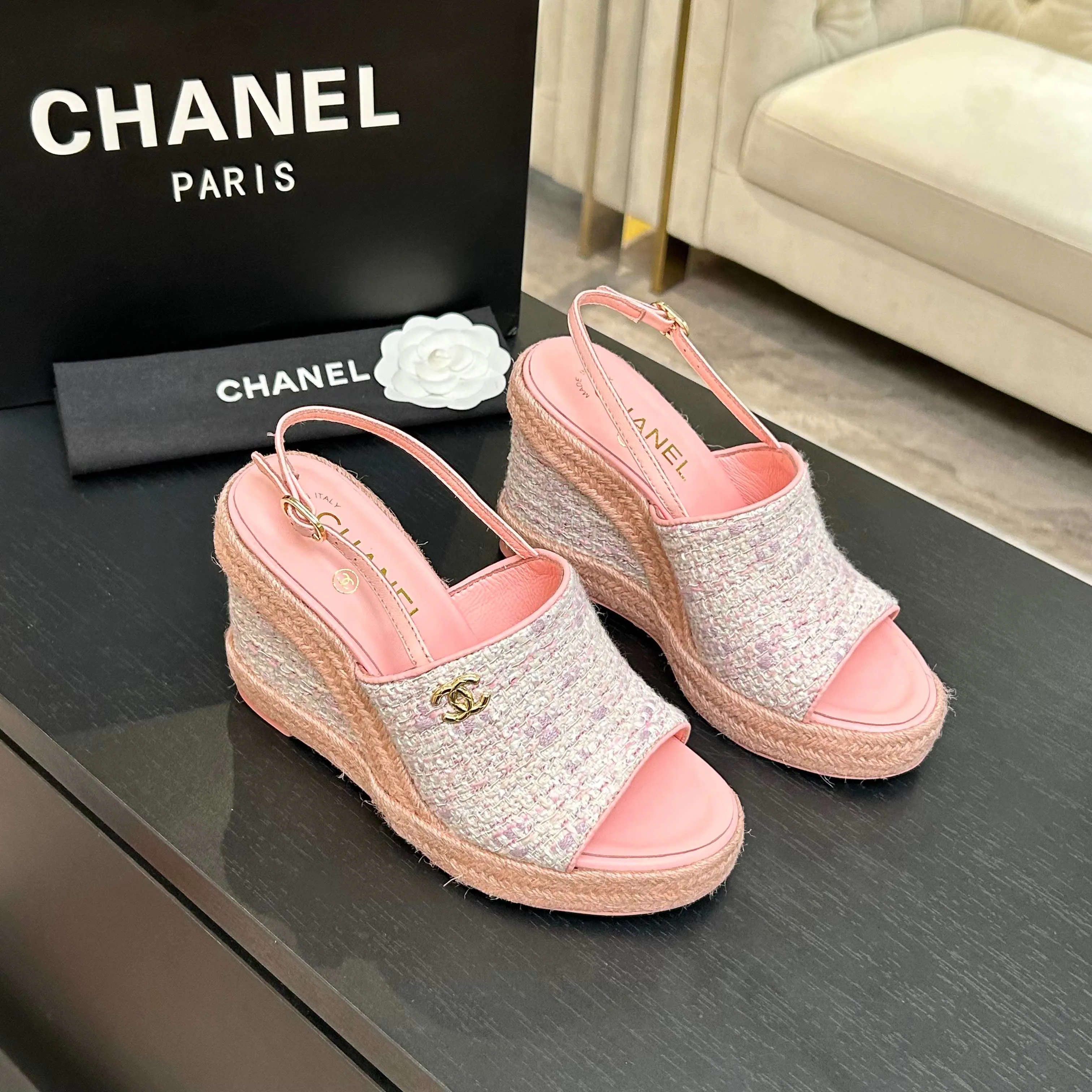 Босоножки Женские Chanel 11879241