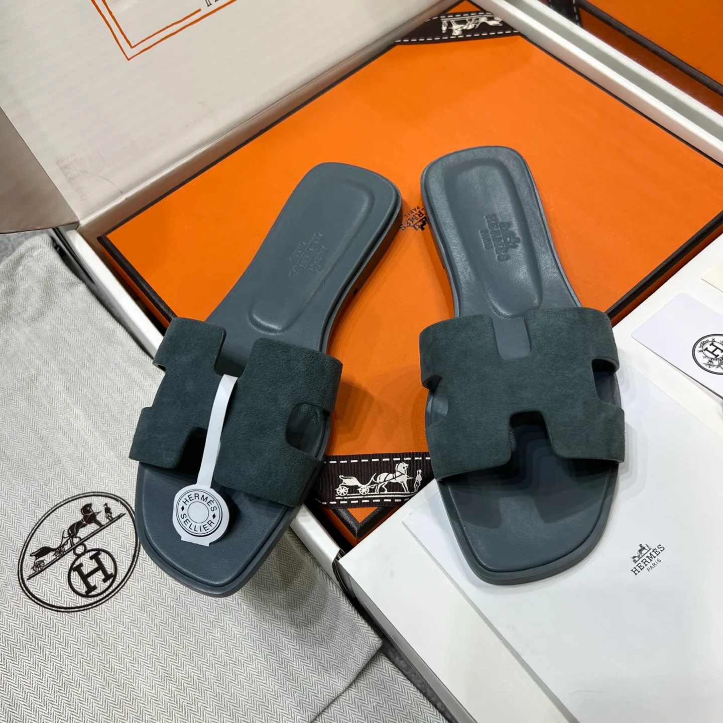 Шлепанцы Женские Hermes 5156690