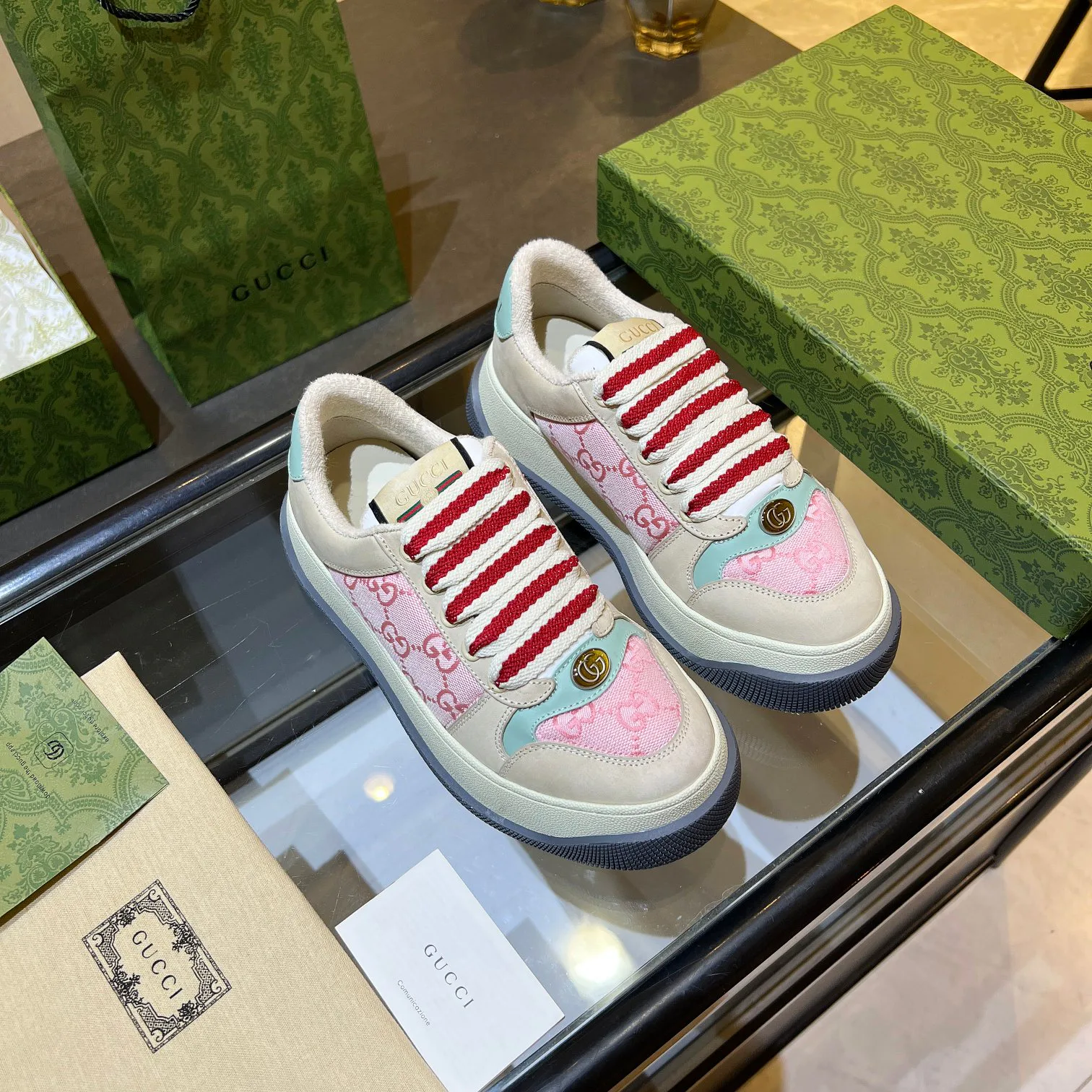 Кроссовки Женские Gucci 17955442