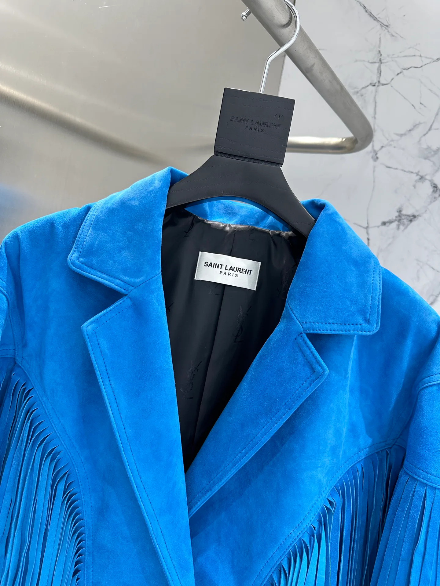 Кожаные Куртки И Дублёнки Женские Saint Laurent 12956995