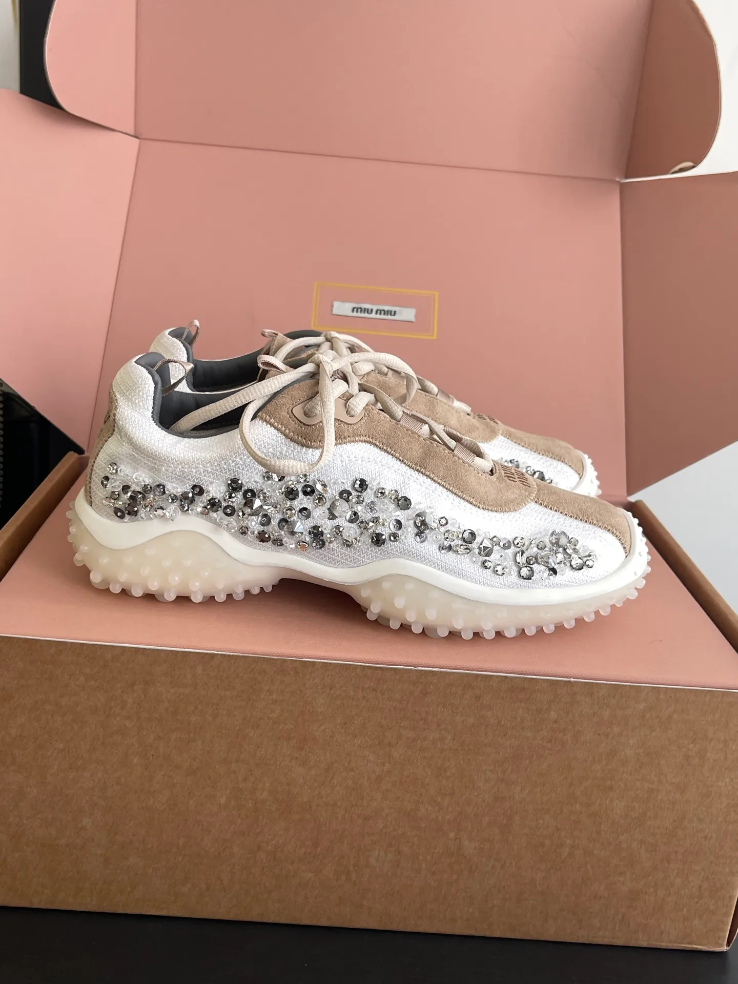 Кроссовки Женские Miu Miu 17554328