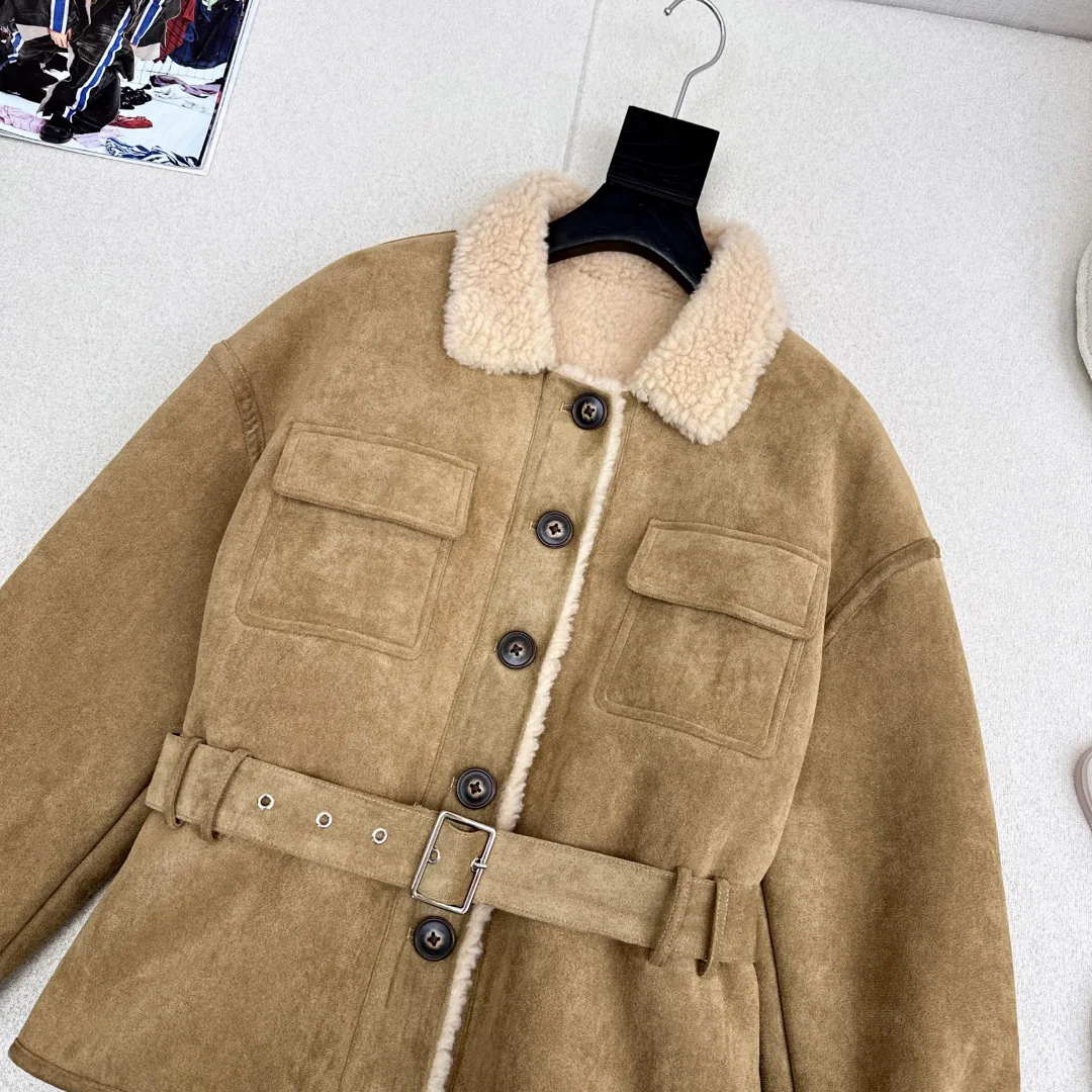 Кожаные Куртки И Дублёнки Женские Saint Laurent 548593