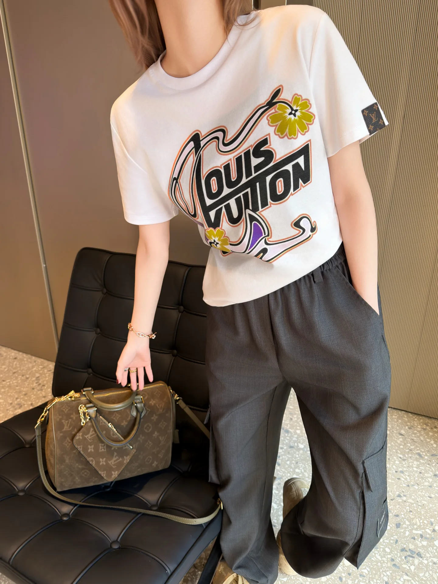 Футболки Женские Louis Vuitton 1463386