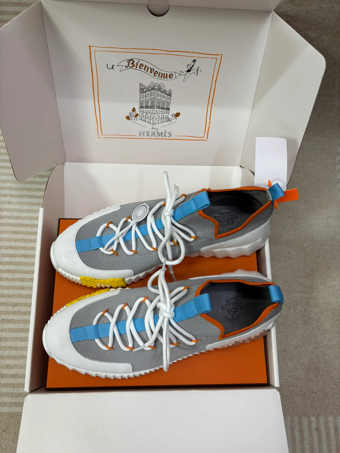 Кроссовки Мужские Hermes 12708882