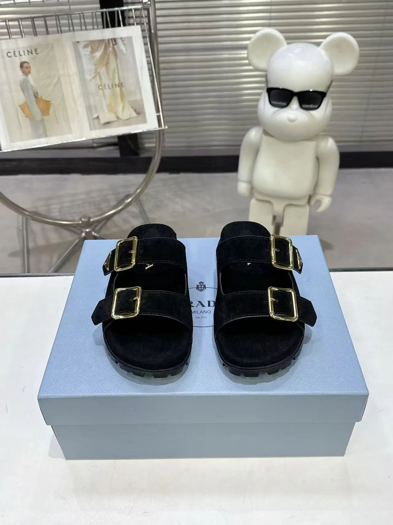 Шлепанцы Женские Prada 10270237