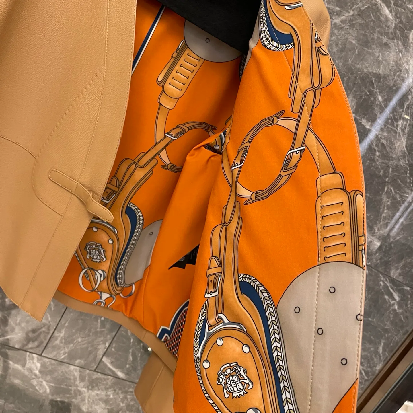 Кожаные Куртки И Дублёнки Женские Hermes 1805920