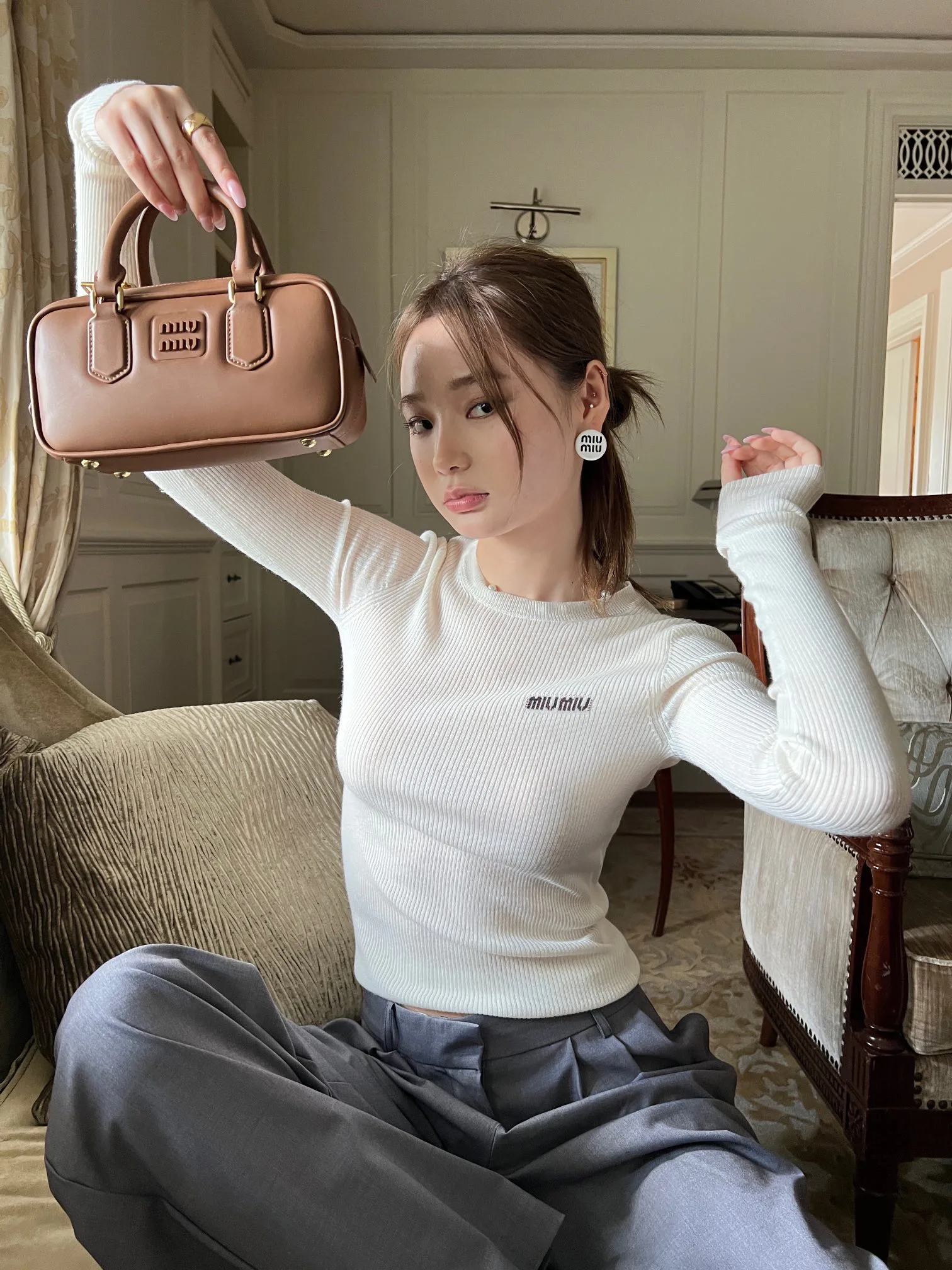 Джемперы И Свитеры Женские Miu Miu 720748