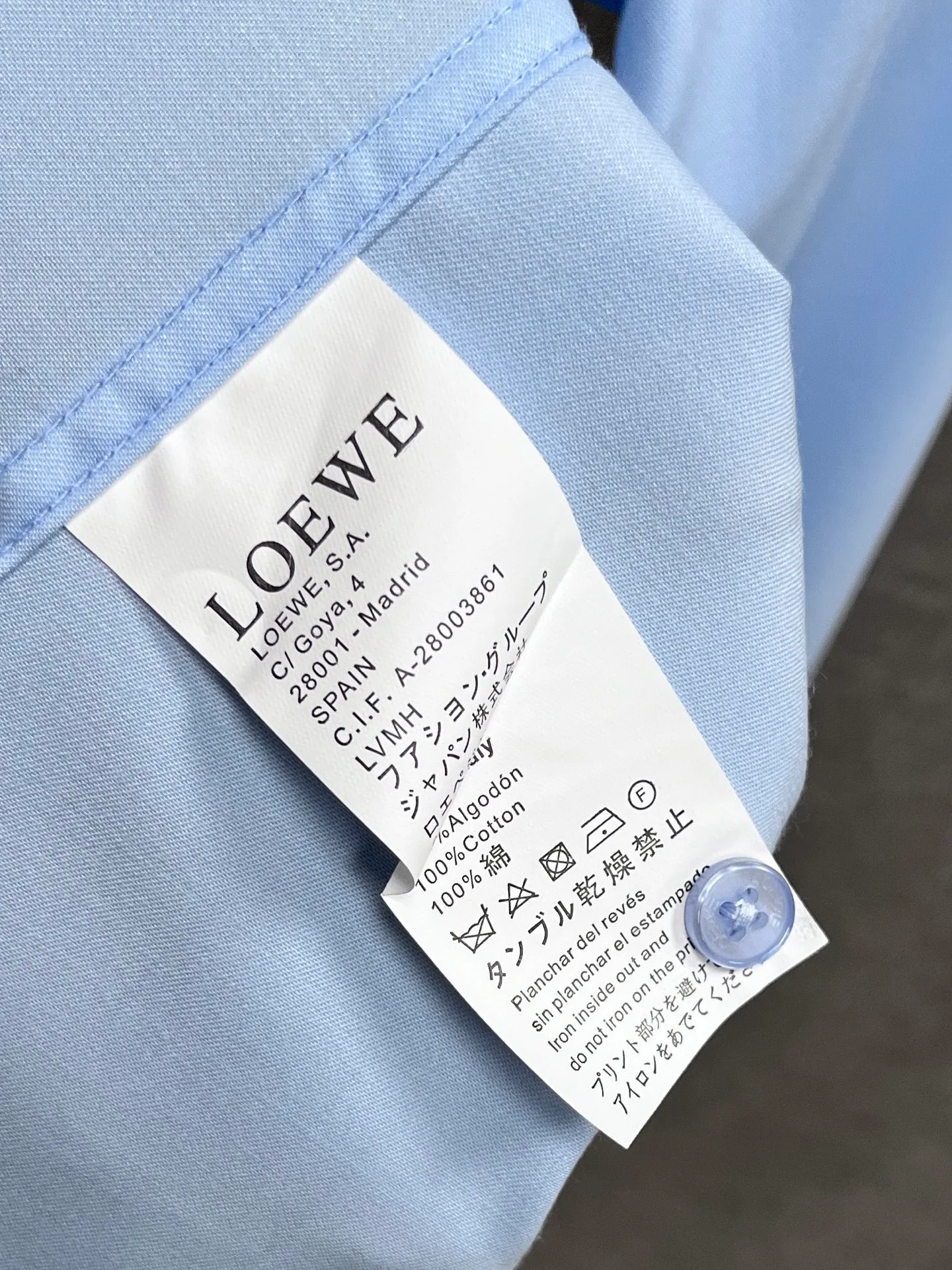Рубашки Мужские Loewe 13327592