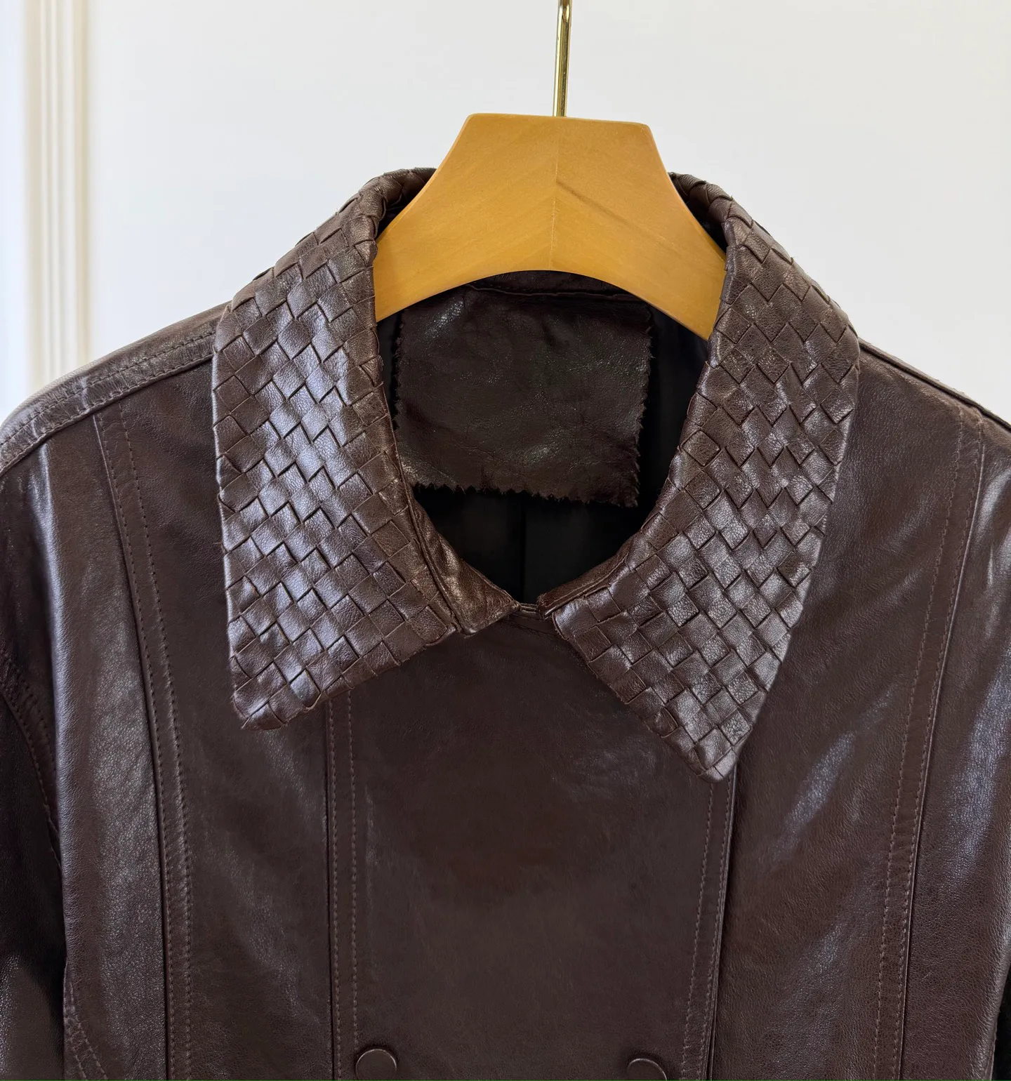 Кожаные Куртки И Дублёнки Женские Bottega Veneta 18276386