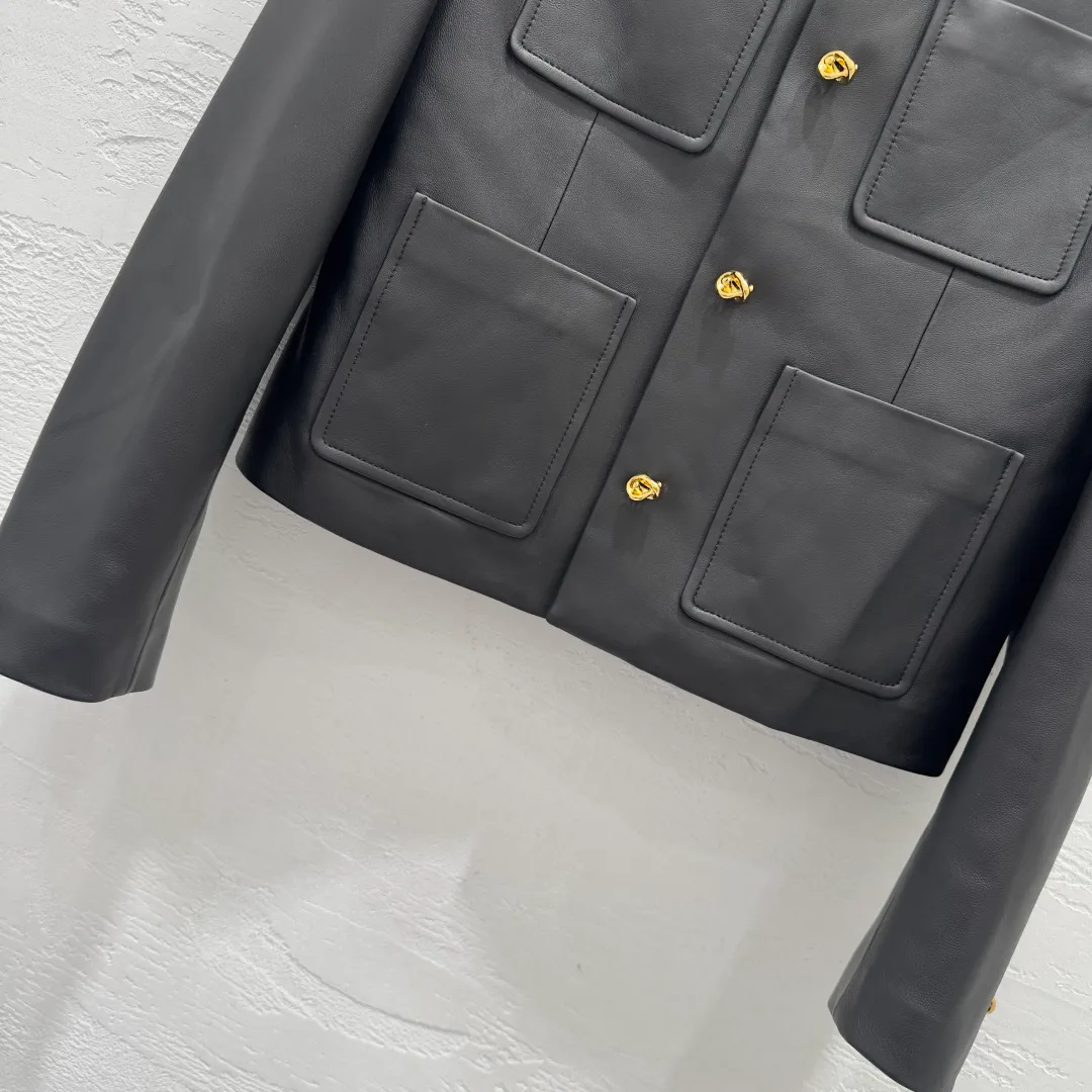 Кожаные Куртки И Дублёнки Женские Bottega Veneta 11484210