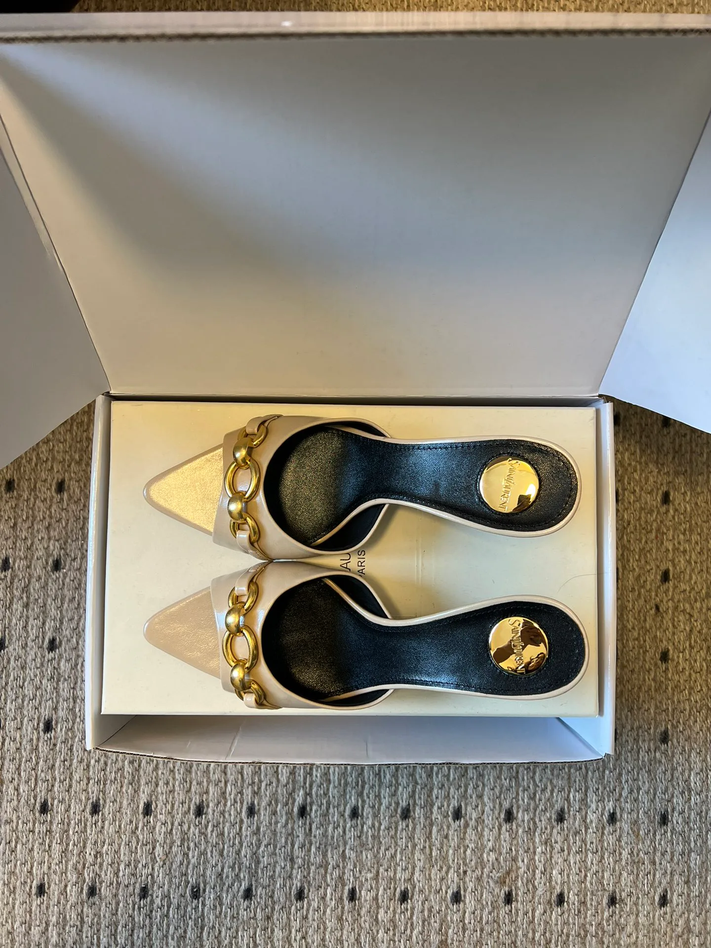 Босоножки Женские Saint Laurent 10835468