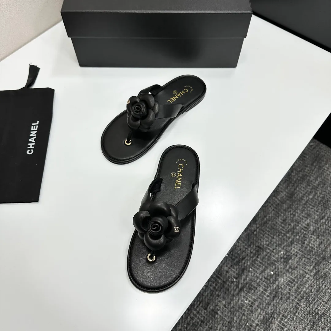 Шлепанцы Женские Chanel 12584320