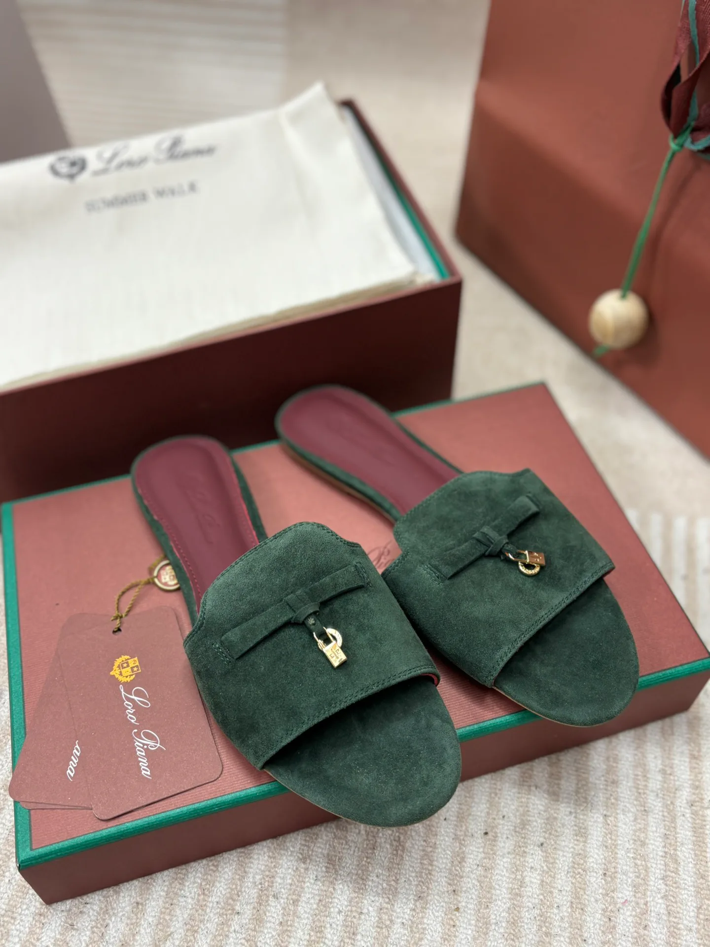 Шлепанцы Женские Loro Piana 32284