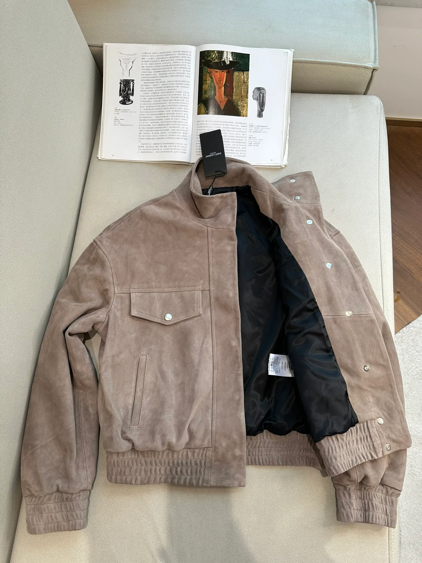 Кожаные Куртки И Дублёнки Женские Saint Laurent 11518173