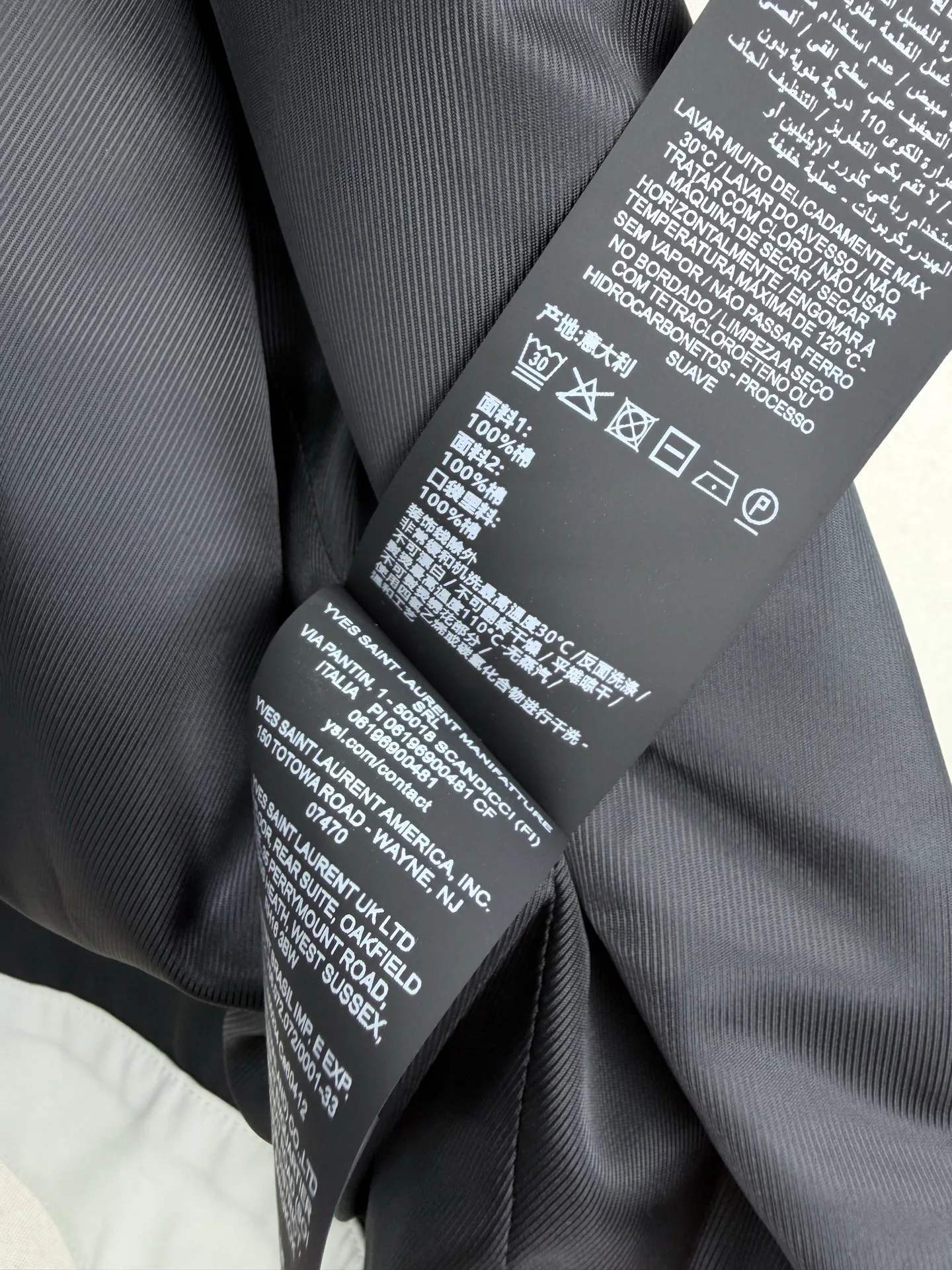 Куртки И Пуховики Мужские Saint Laurent 17564469