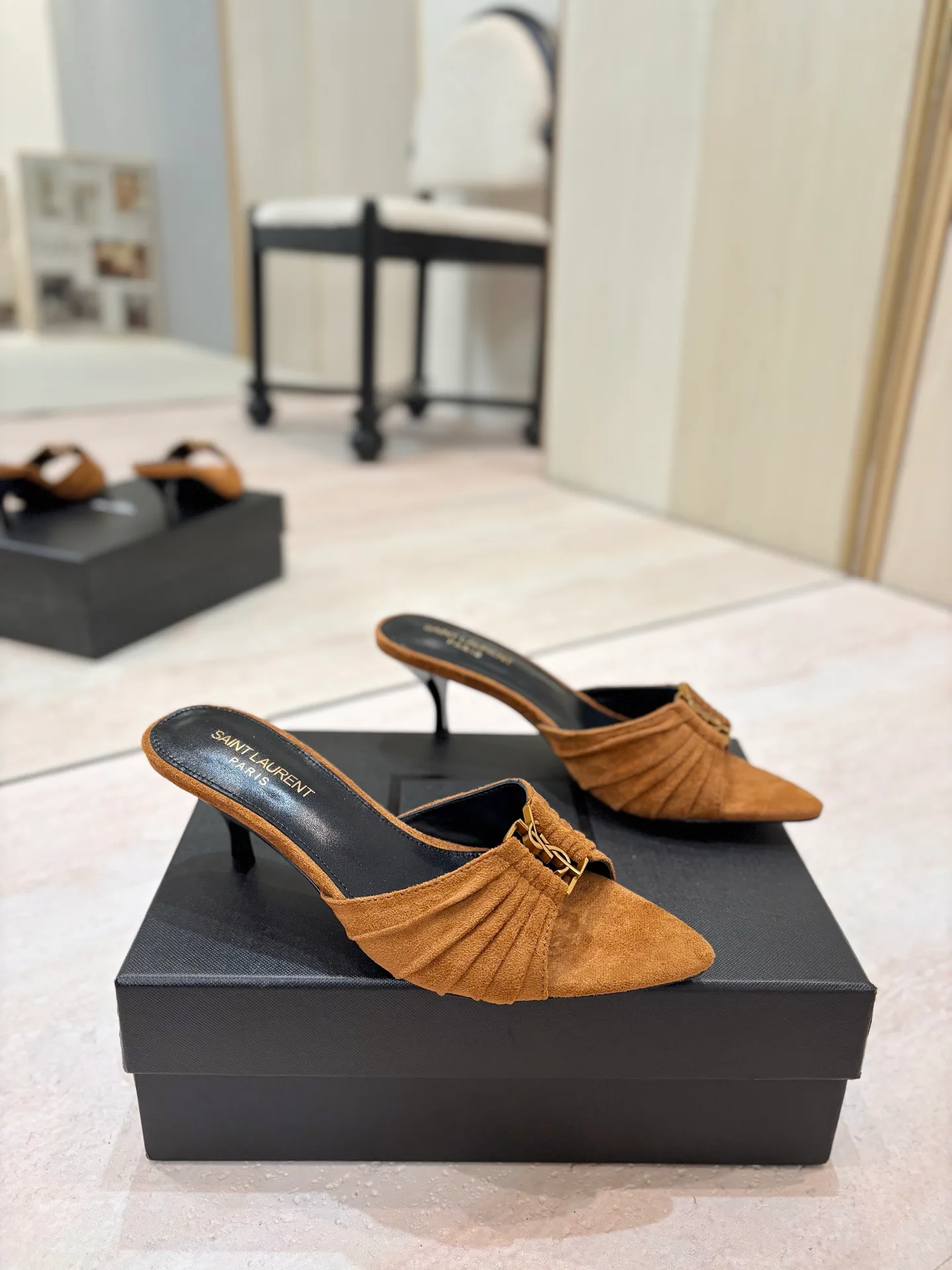 Мюли И Сабо Женские Saint Laurent 17476007