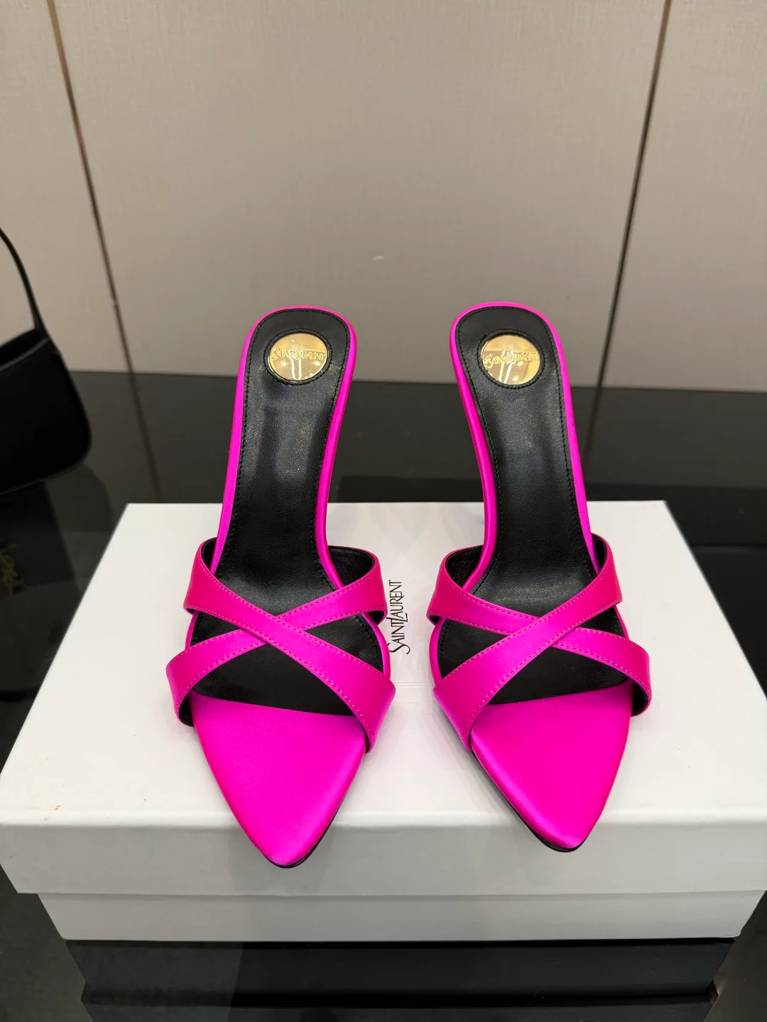Босоножки Женские Saint Laurent 11424882