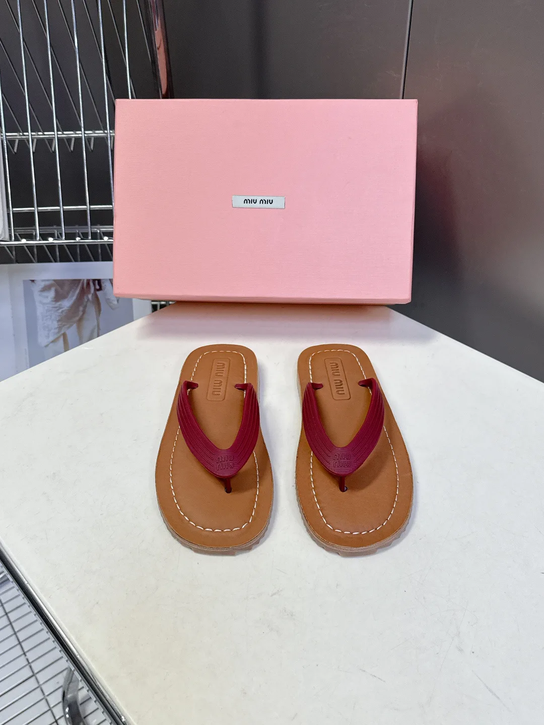 Шлепанцы Женские Miu Miu 13332465
