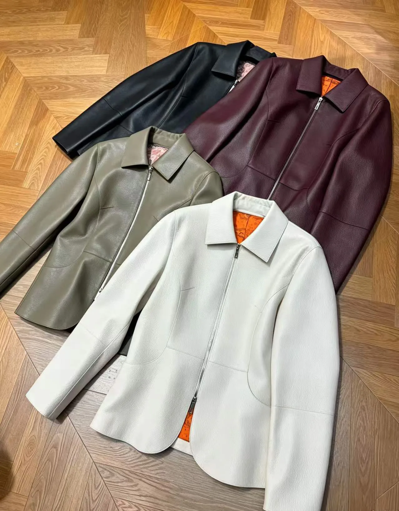 Кожаные Куртки И Дублёнки Женские Hermes 18805196