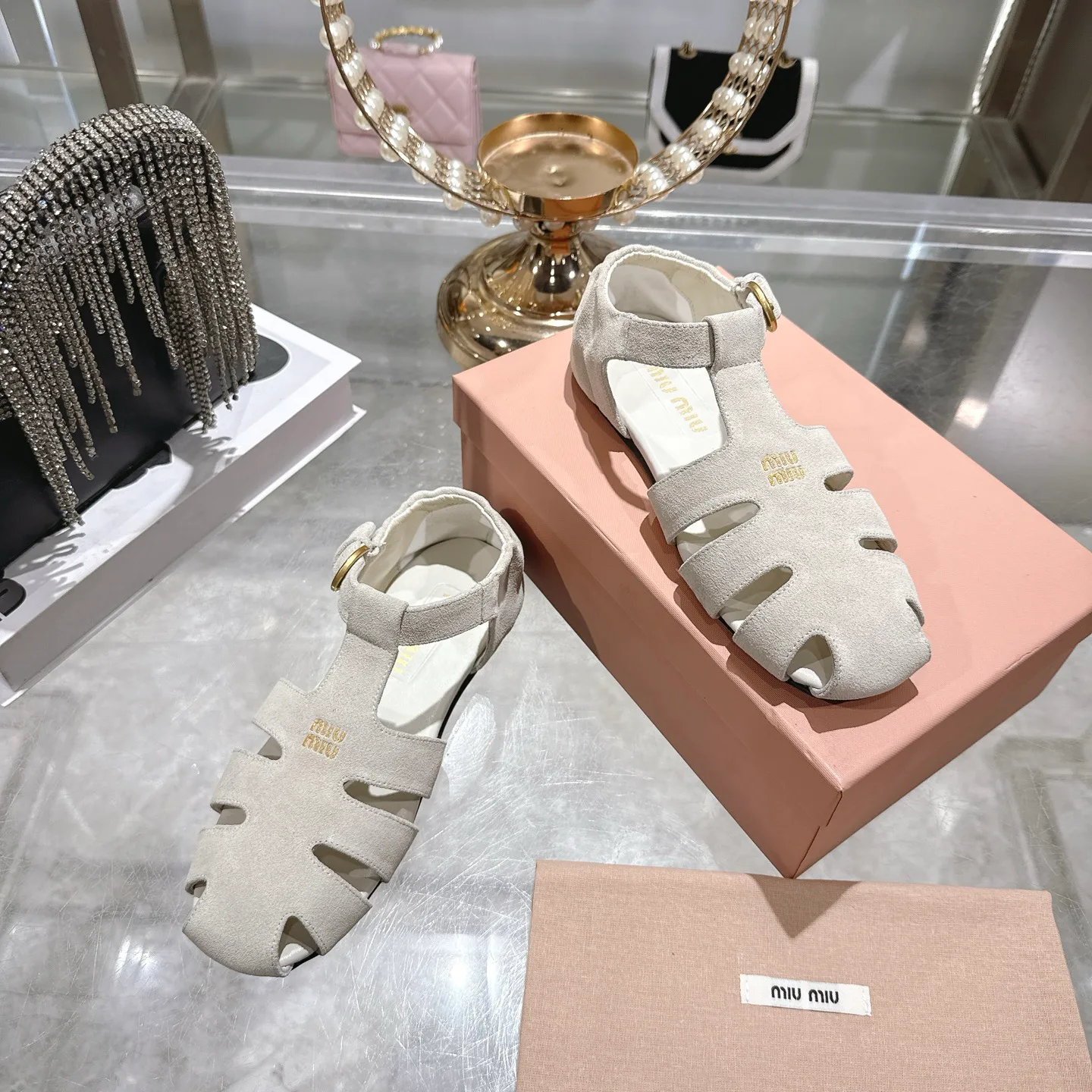 Босоножки Женские Miu Miu 9737284