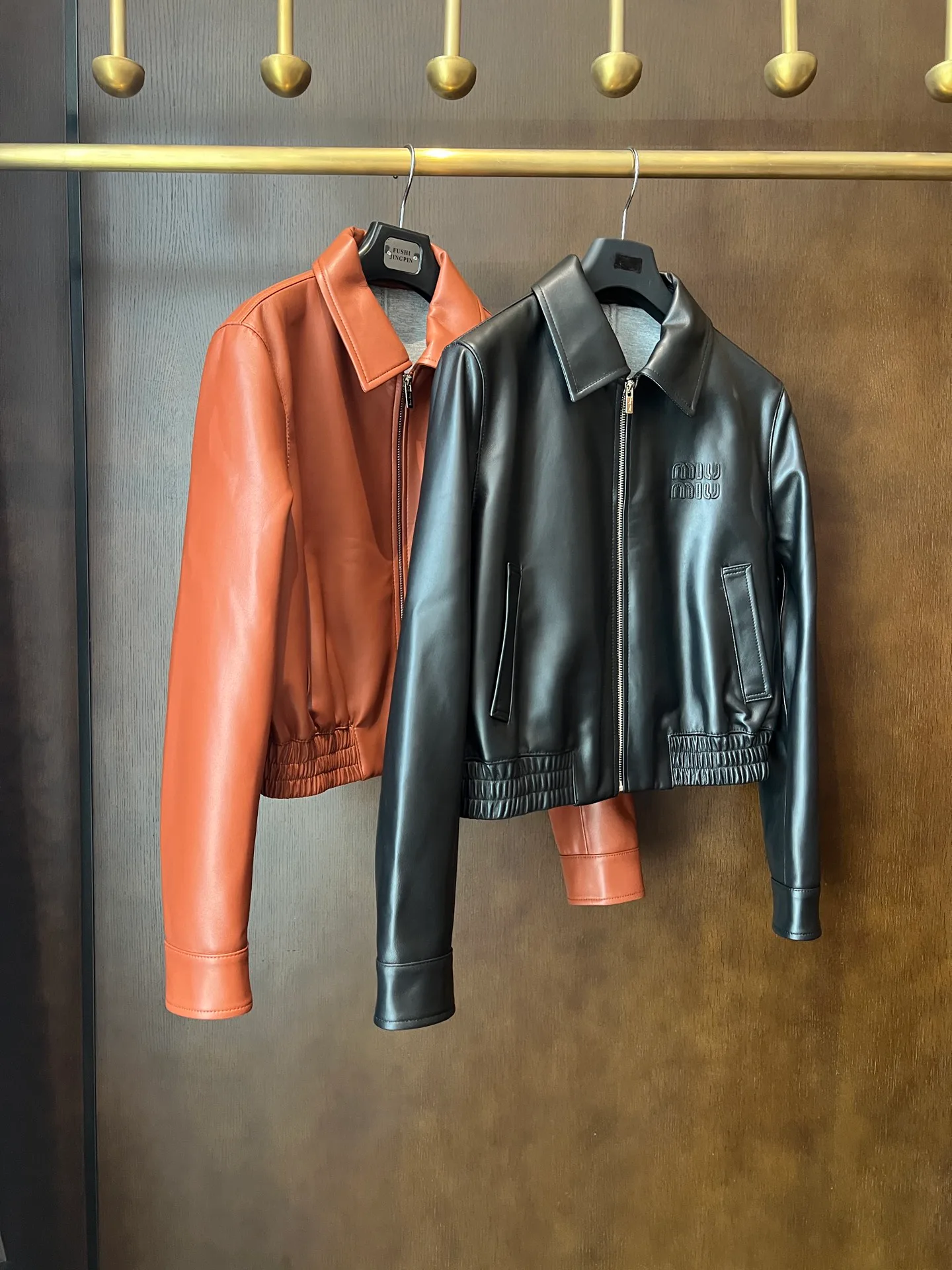 Кожаные Куртки И Дублёнки Женские Miu Miu 9101711