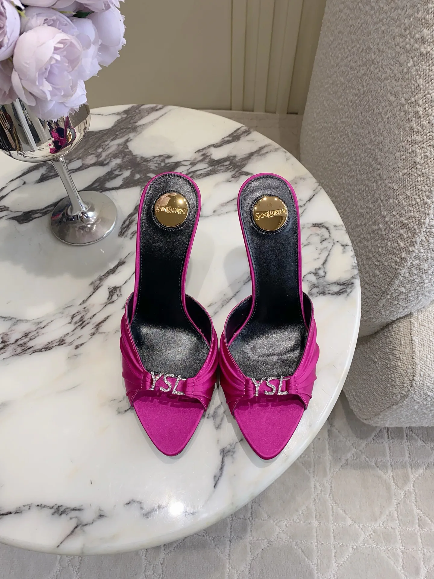 Босоножки Женские Saint Laurent 13332001