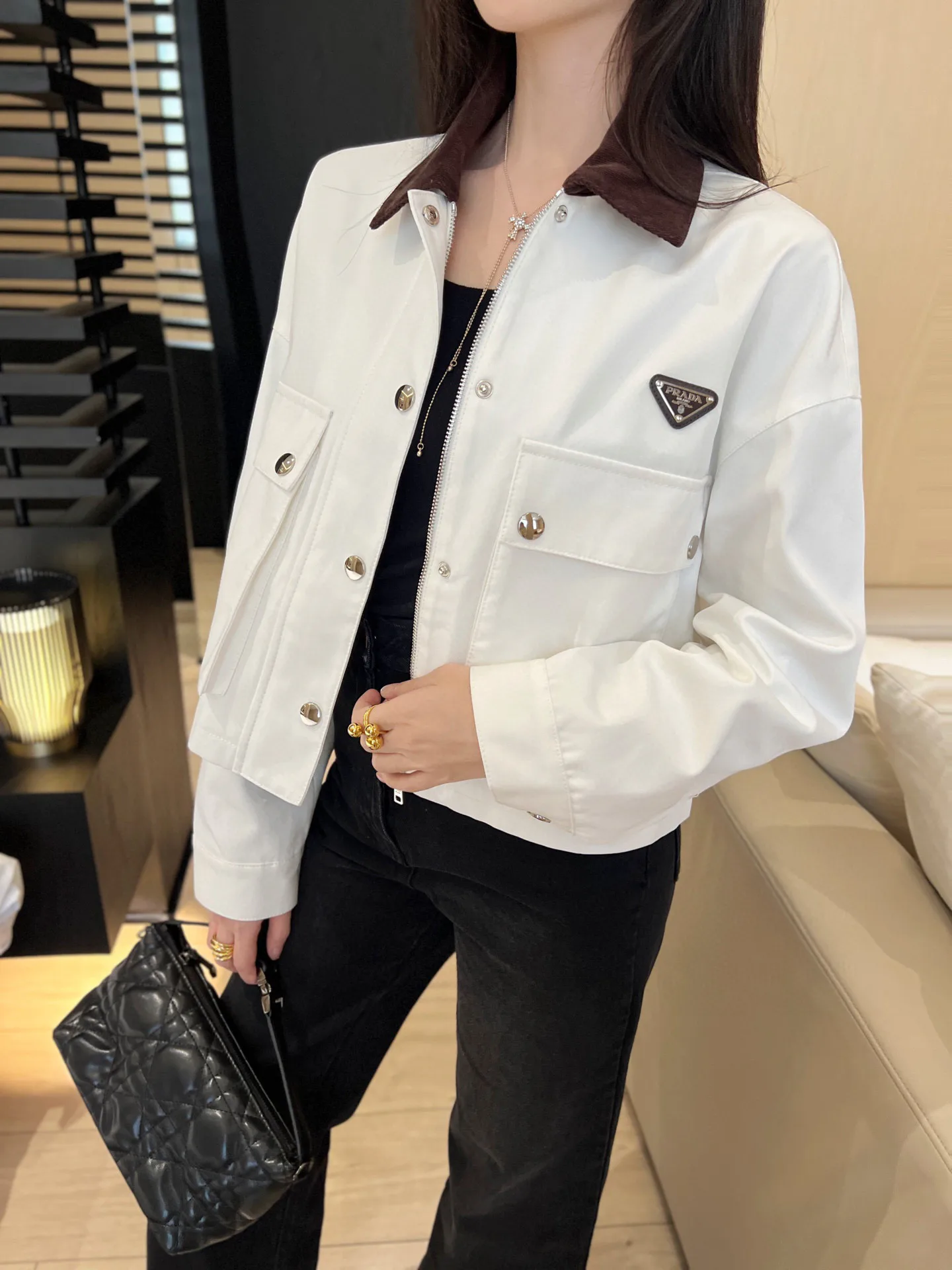Куртки И Пуховики Женские Prada 1615853