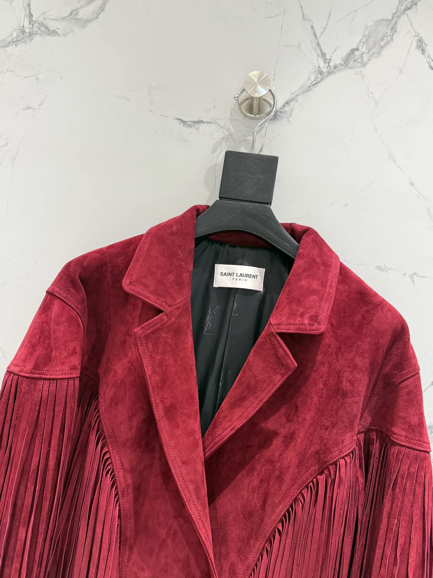 Кожаные Куртки И Дублёнки Женские Saint Laurent 12957005