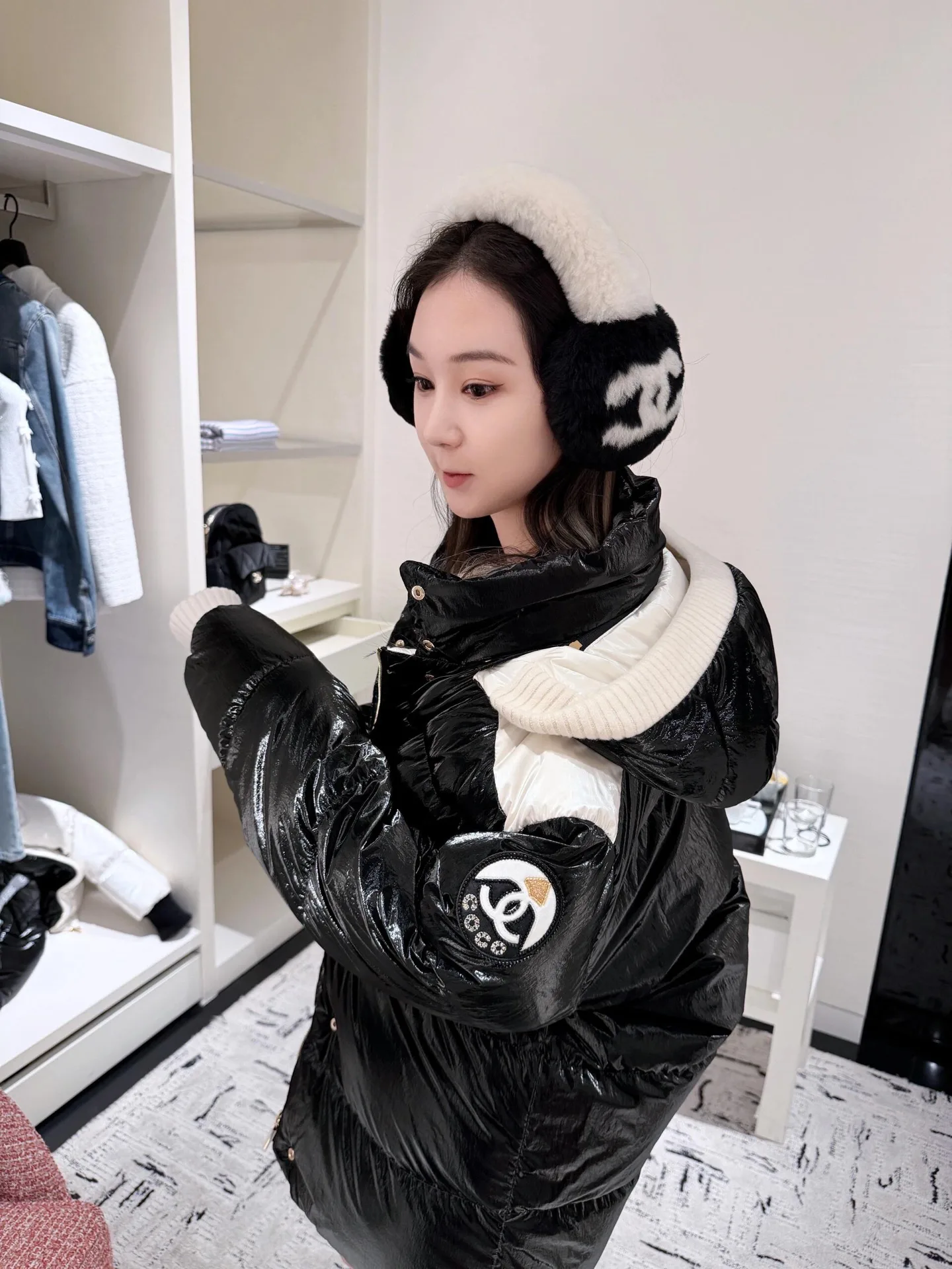 Куртки И Пуховики Женские Chanel 454987