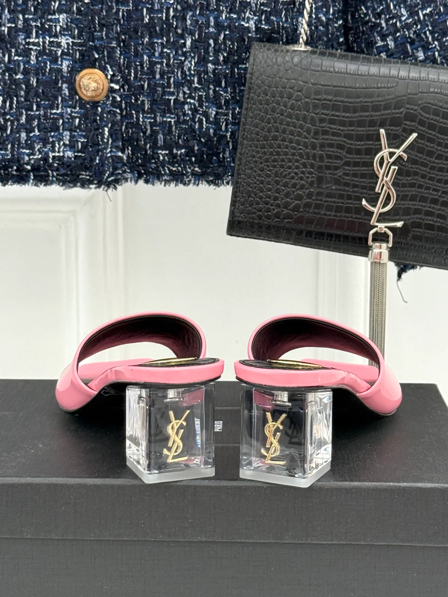 Босоножки Женские Saint Laurent 17024876