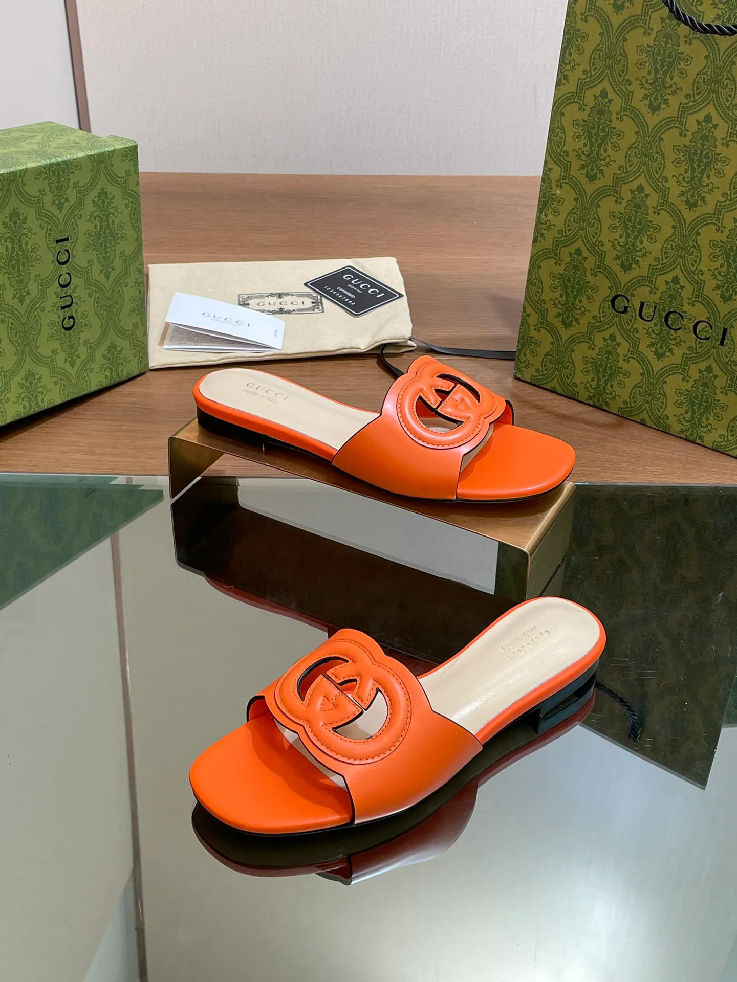 Шлепанцы Женские Gucci 11577