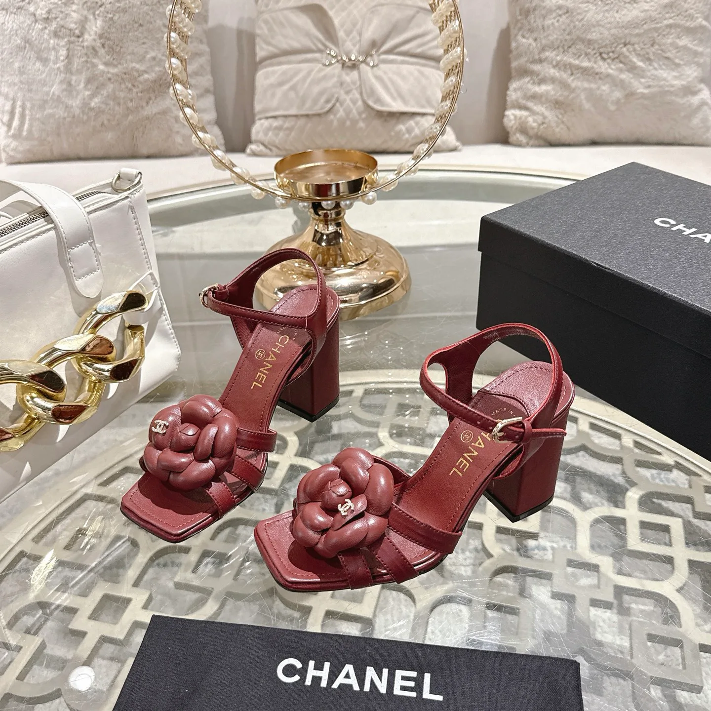 Босоножки Женские Chanel 12714884