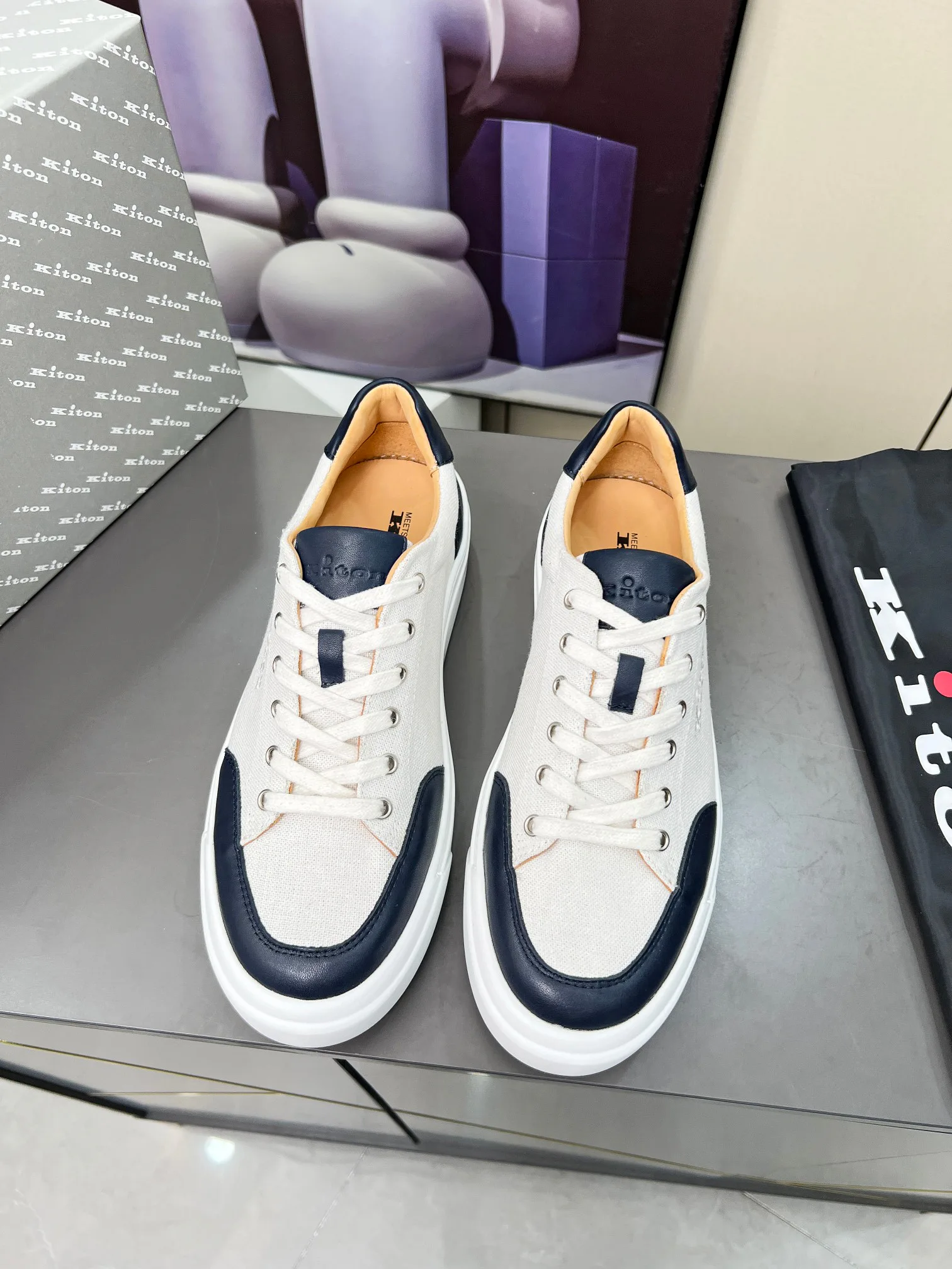 Кеды Мужские Kiton 75536